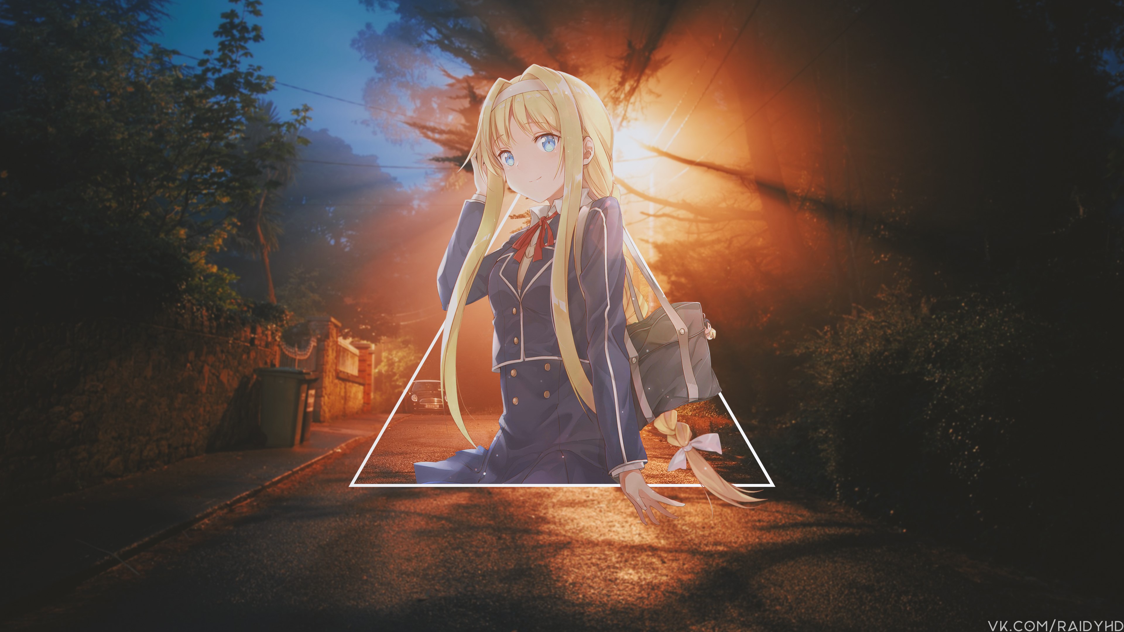 anime girls, anime, picture-in-picture, HD Wallpaper
