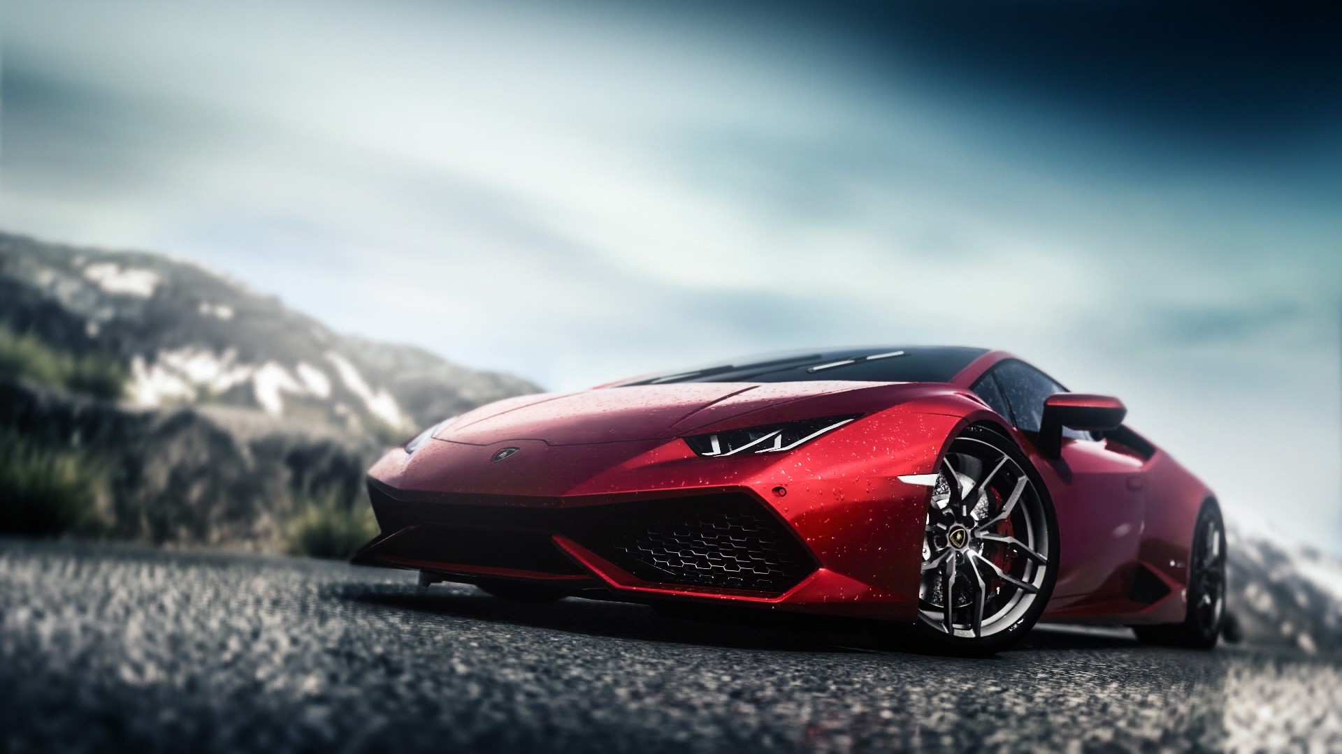 Lamborghini Huracan, Lamborghini, red cars, car, vehicle, HD Wallpaper