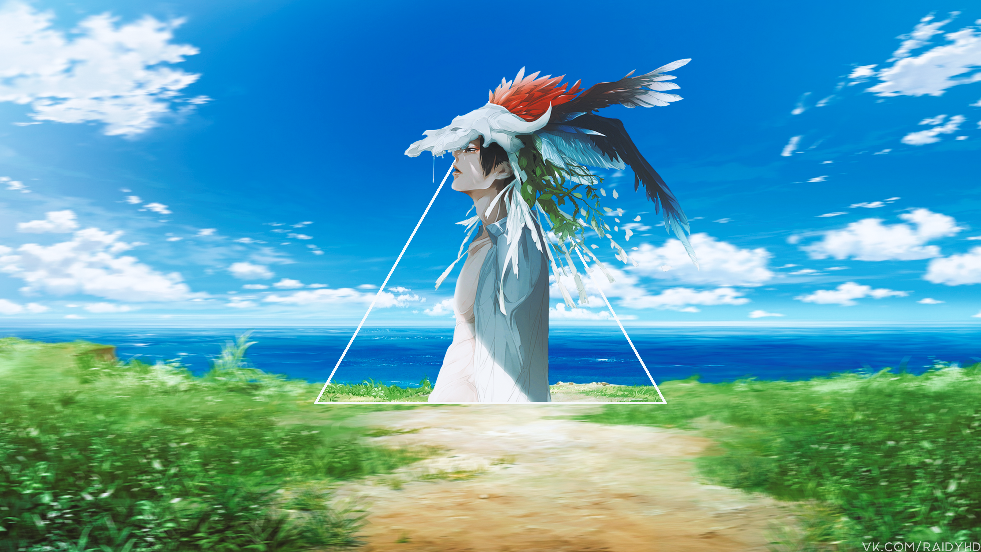 anime, anime boys, picture-in-picture, HD Wallpaper