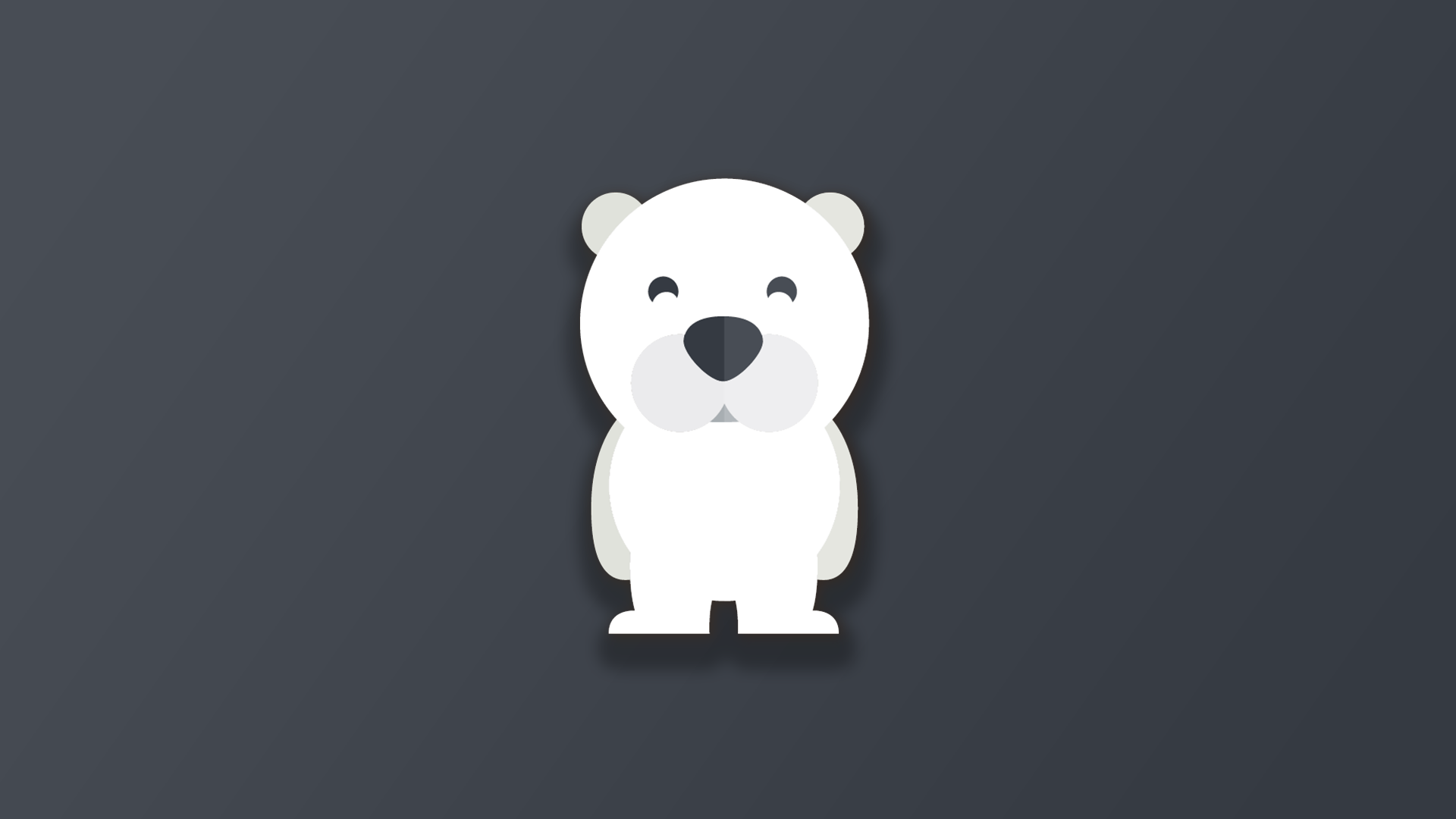 digital, animals, simple background, minimalism, HD Wallpaper