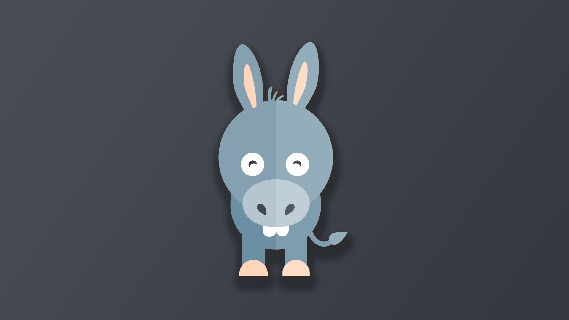 digital, animals, donkey, simple background, HD Wallpaper