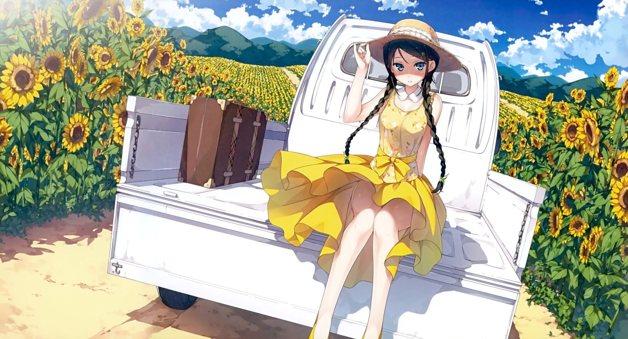 anime girls, anime, artwork, Kantoku, HD Wallpaper