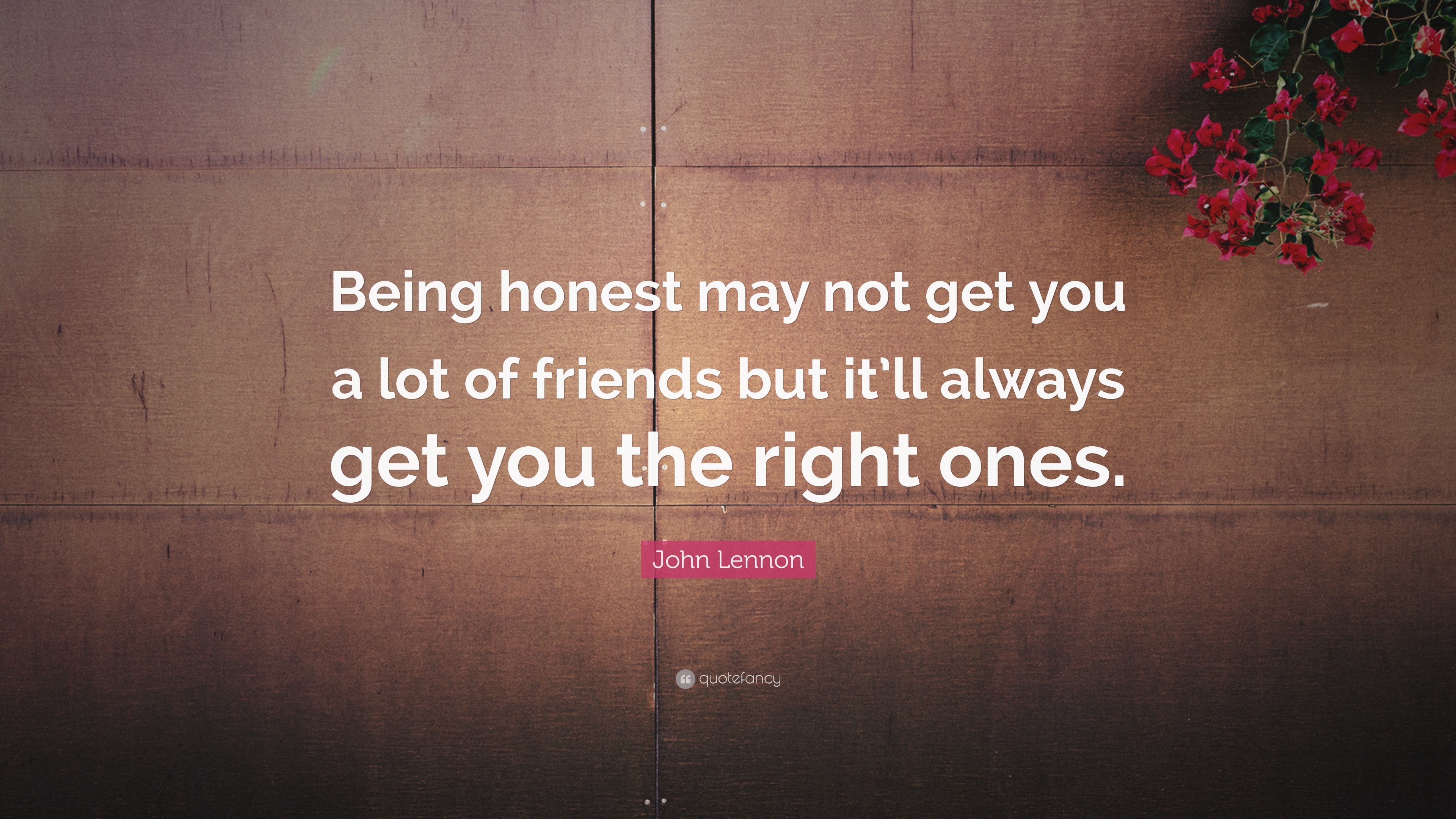 quote, quotefancy, text, positive, flowers, John Lennon, wall, HD Wallpaper