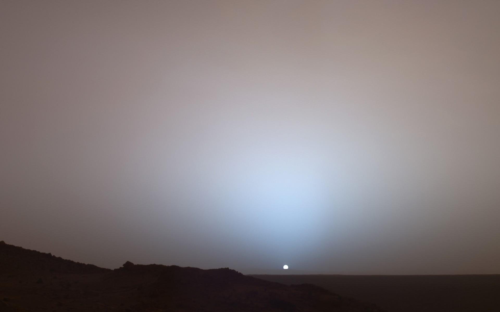 sunset, Mars, space, HD Wallpaper
