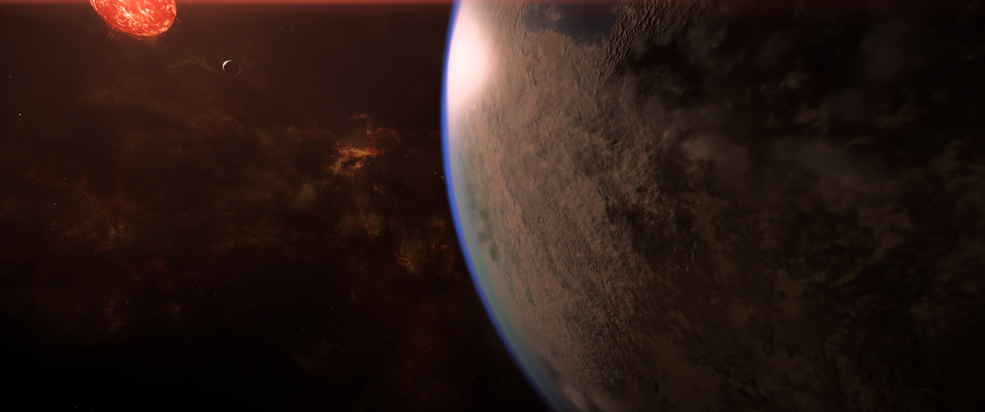 space, Andromeda, Mass Effect, planet, HD Wallpaper