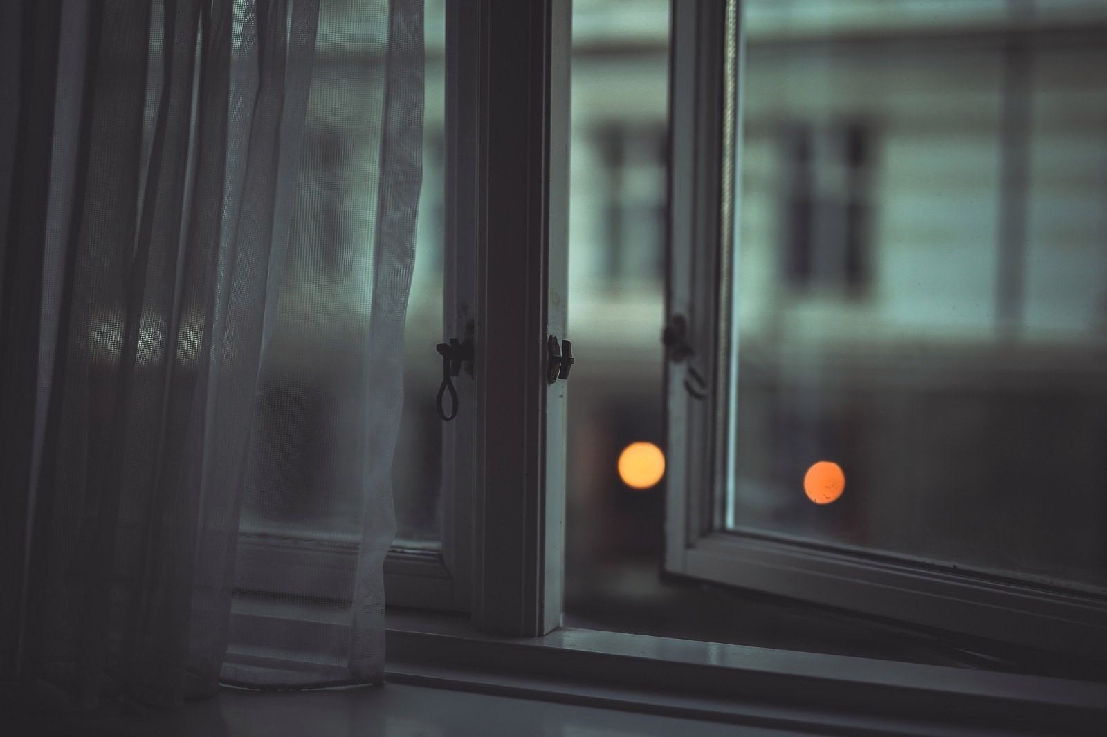 window, bokeh, winter, HD Wallpaper