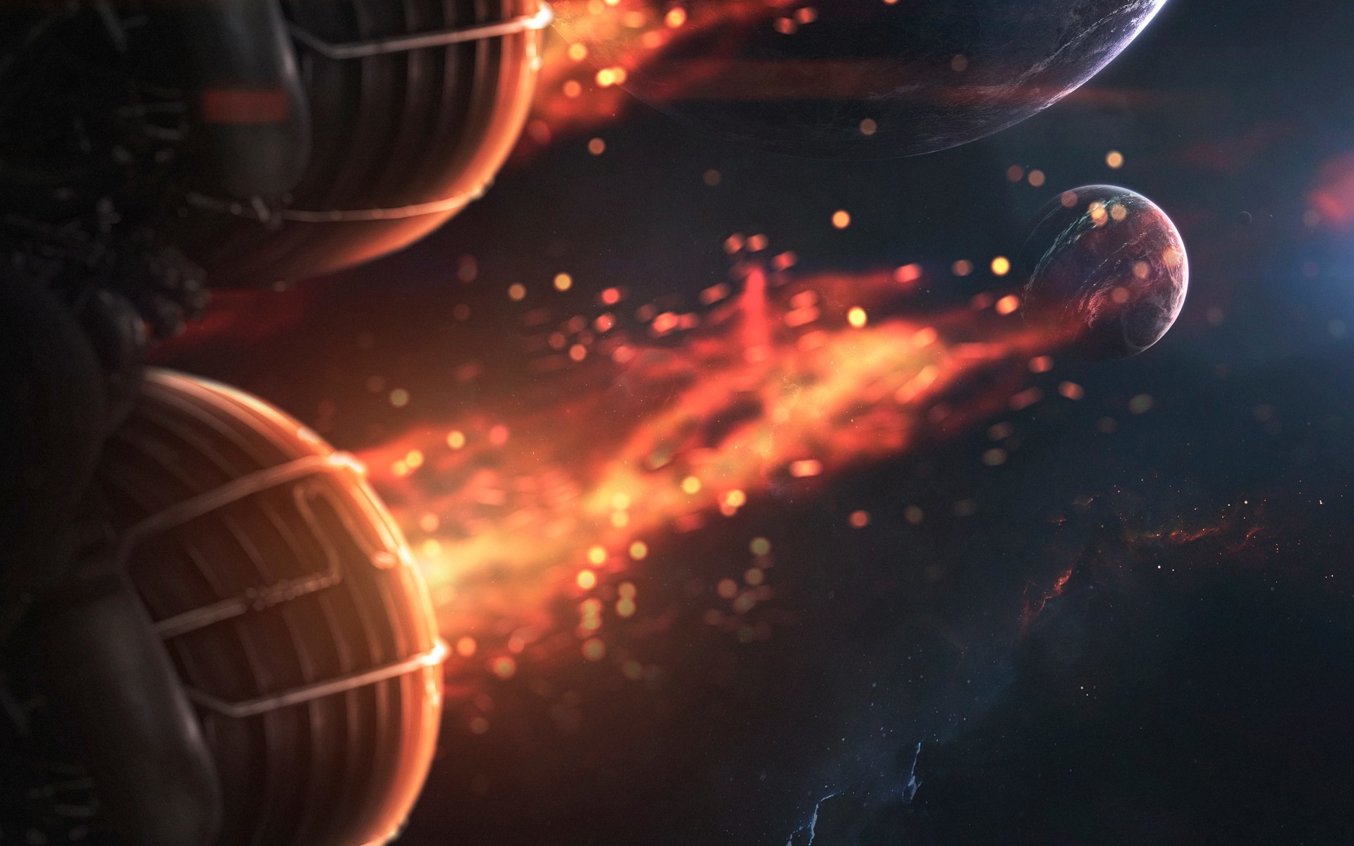 space, space art, digital art, Vadim Sadovski, HD Wallpaper