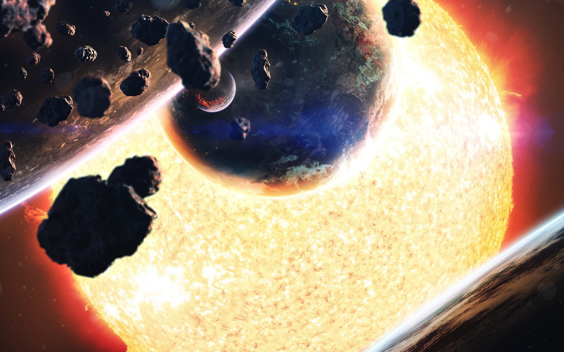 space, space art, digital art, Vadim Sadovski, HD Wallpaper