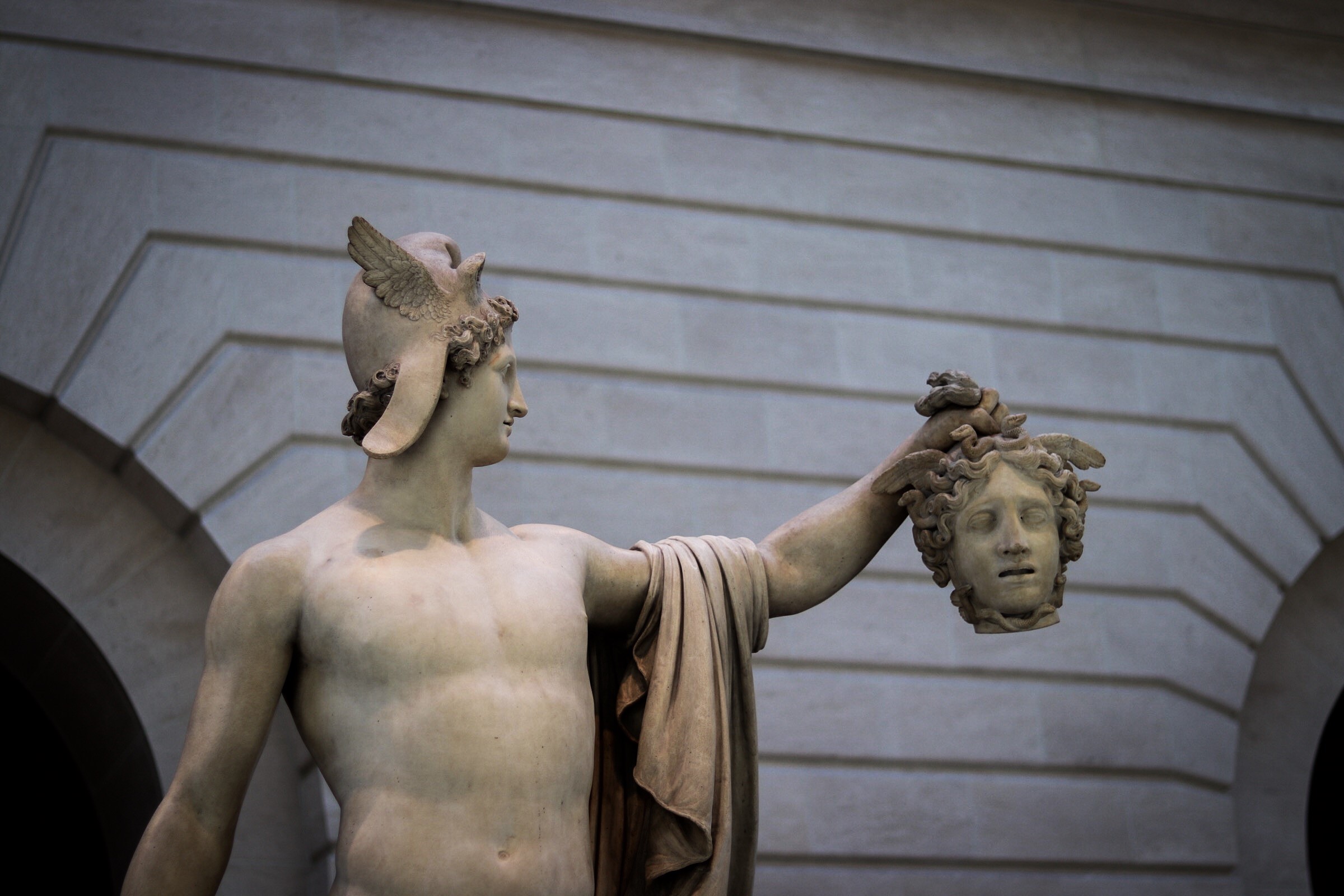museum, New York City, sculpture, portrait, HD Wallpaper