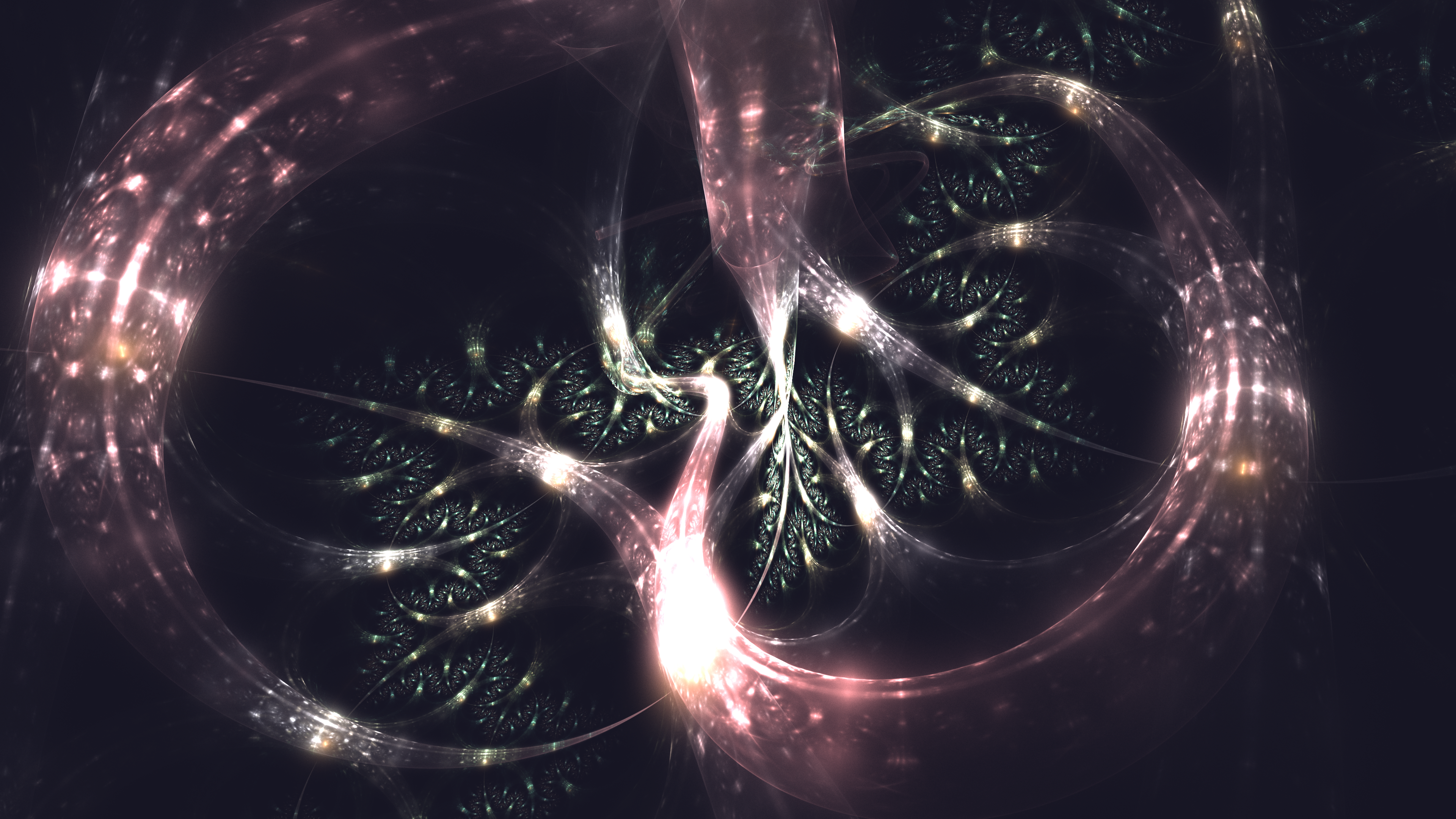 3D Abstract, fractal, Apophysis, digital art, HD Wallpaper