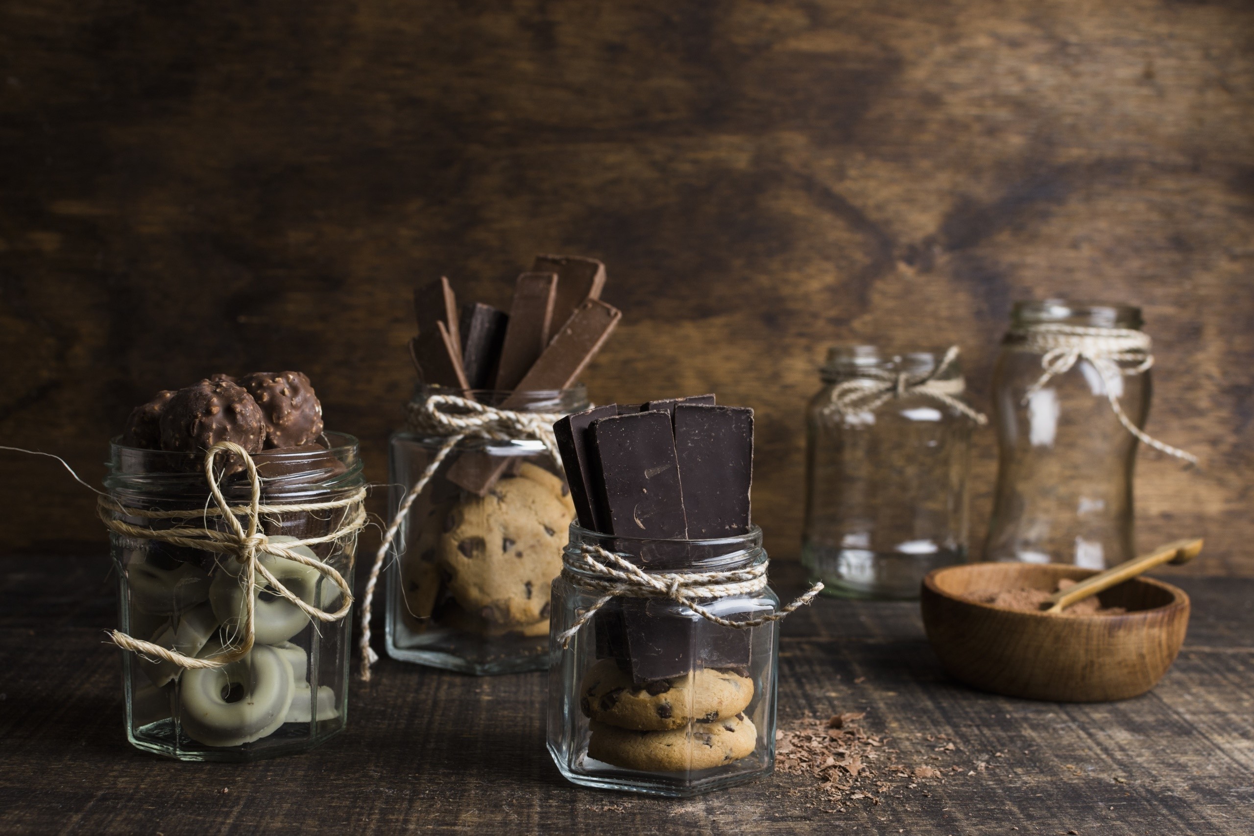 food, still life, chocolate, sweets, HD Wallpaper