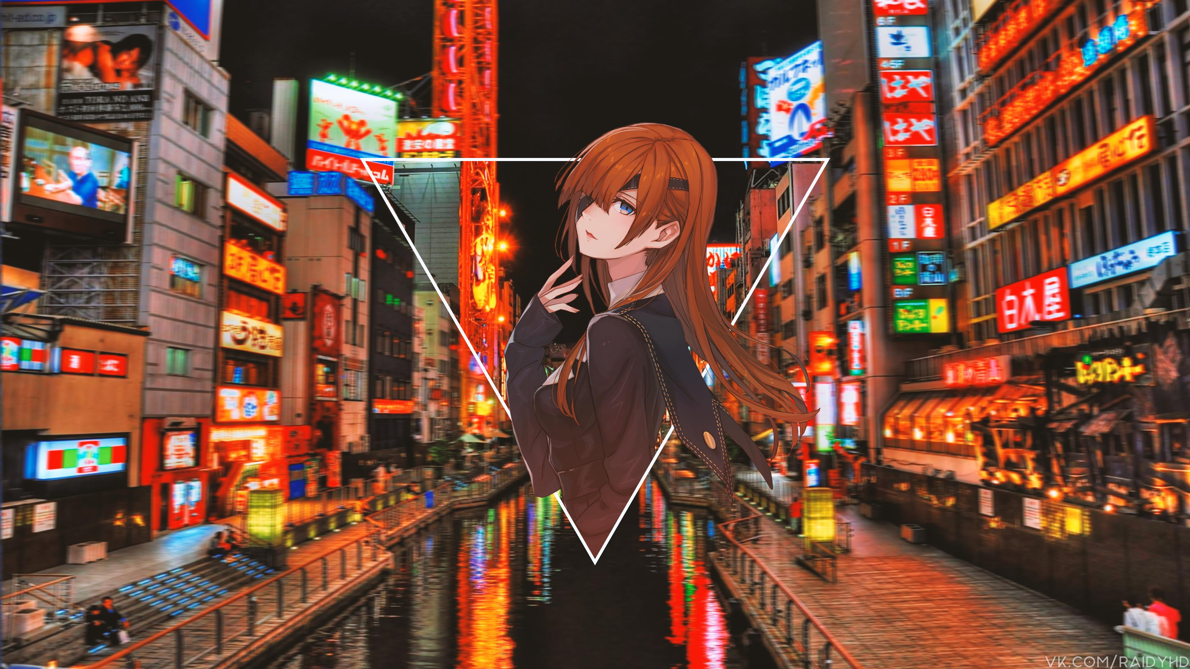 anime girls, anime, picture-in-picture, HD Wallpaper
