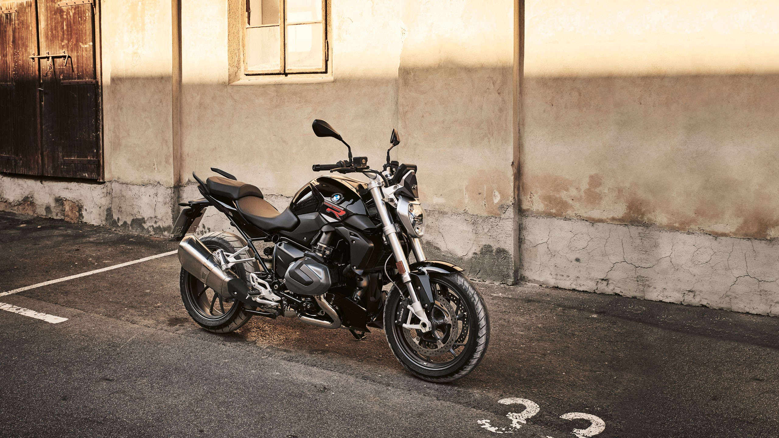 BMW, 2019, motorcycle, urban, vehicle, beige, BMW R1250R, HD Wallpaper