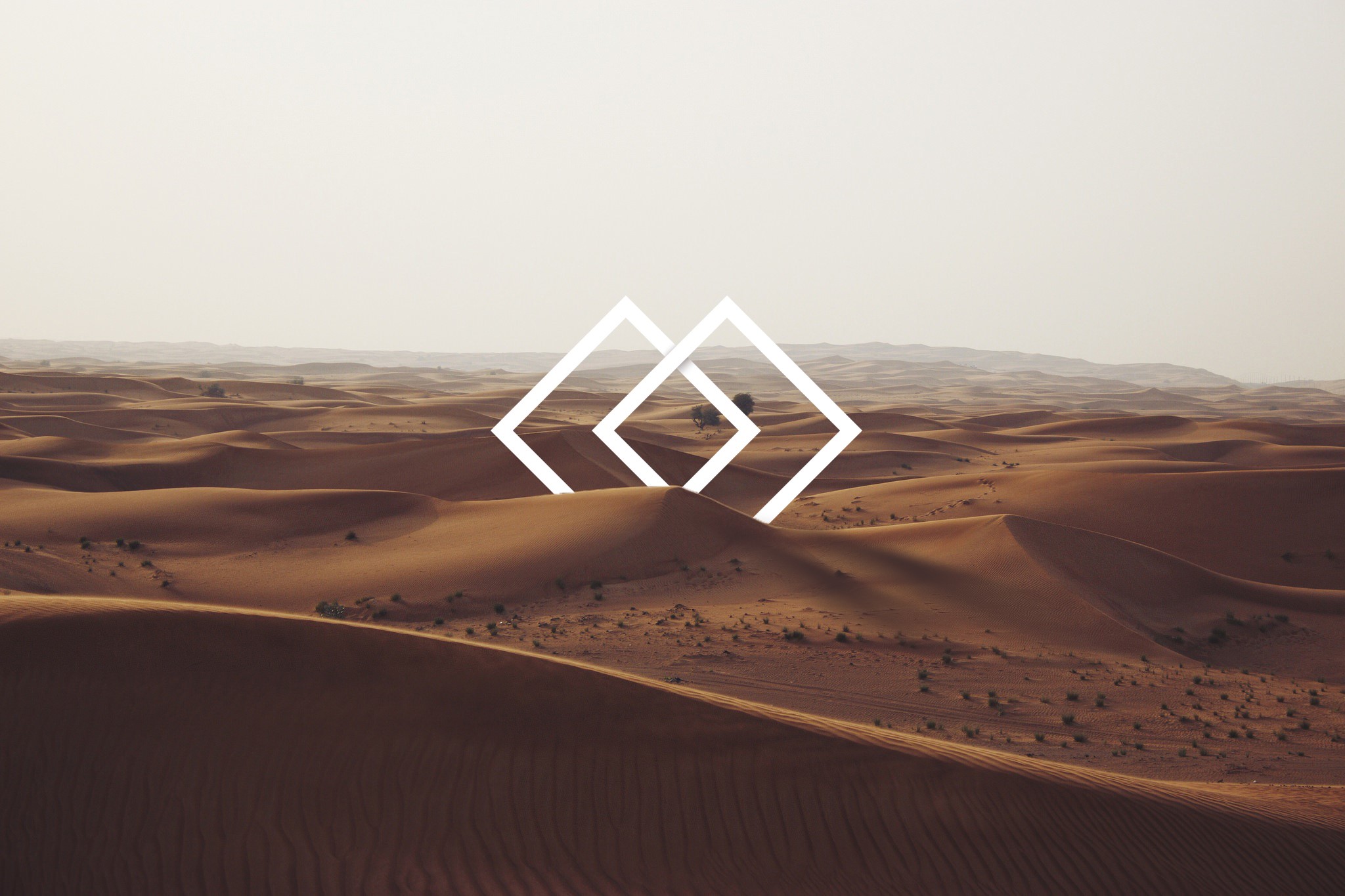 abstract, dunes, landscape, HD Wallpaper