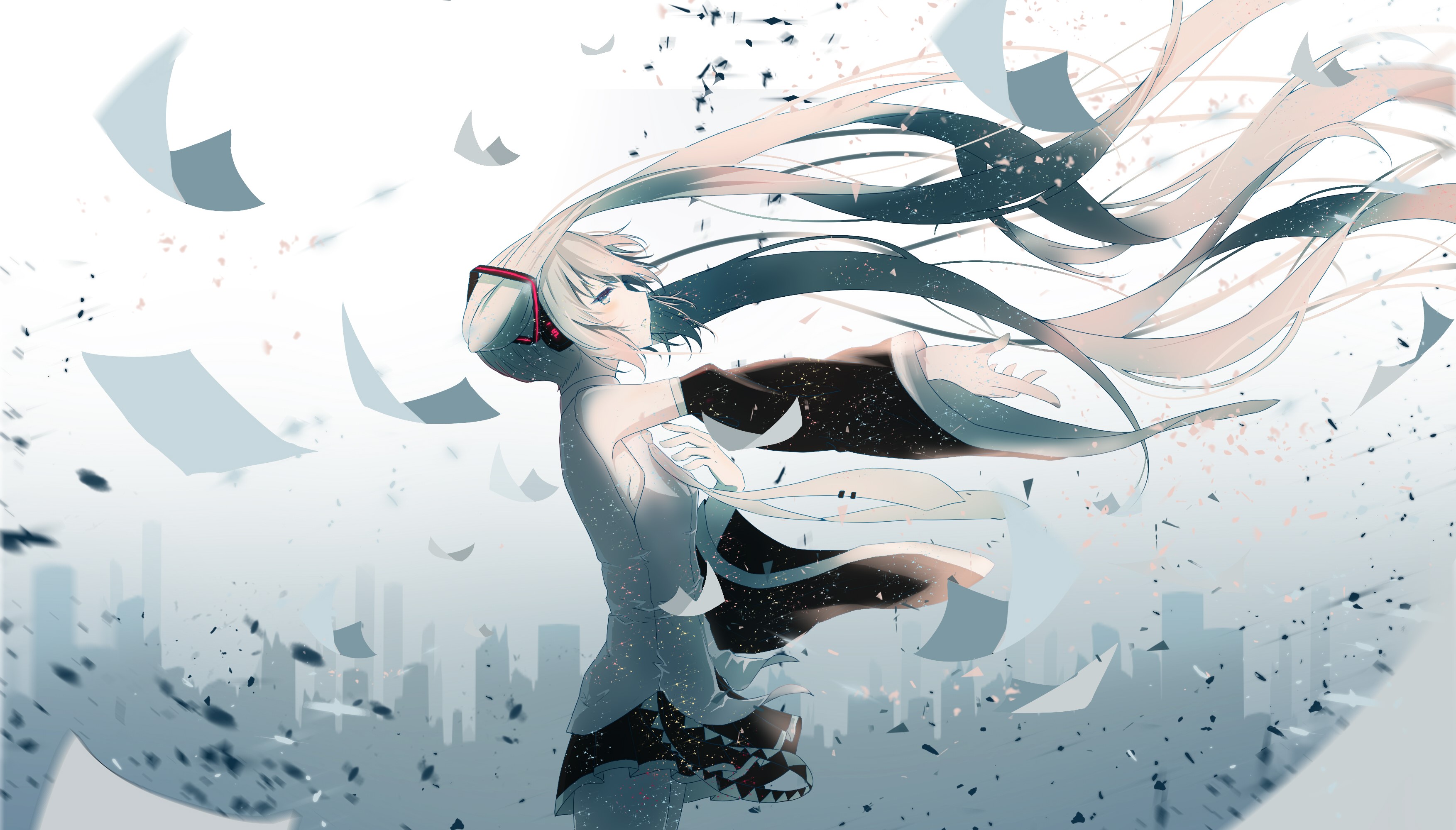 anime, anime girls, Hatsune Miku, HD Wallpaper