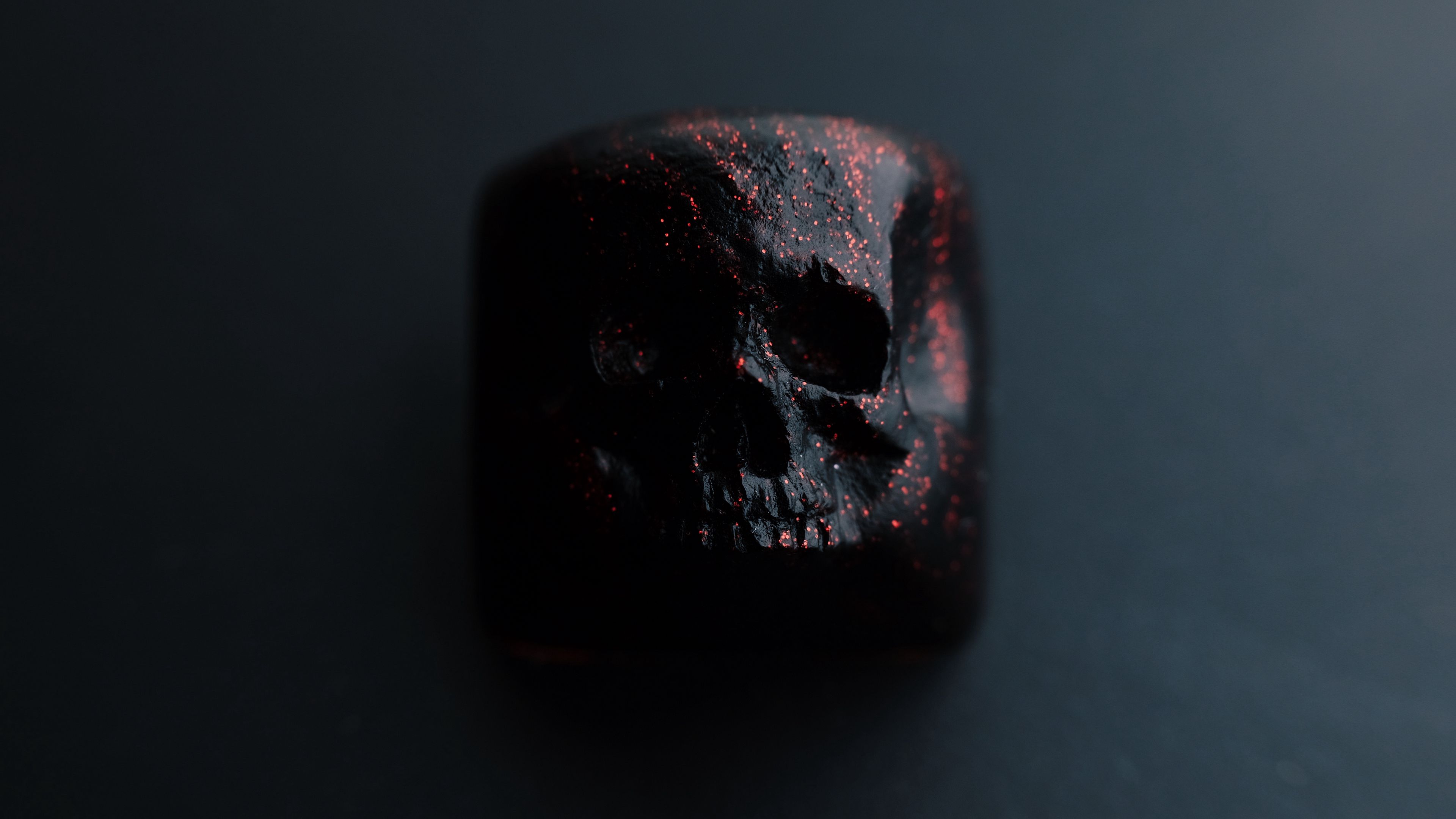skull, sparkles, figurine, figure, 4k, HD Wallpaper