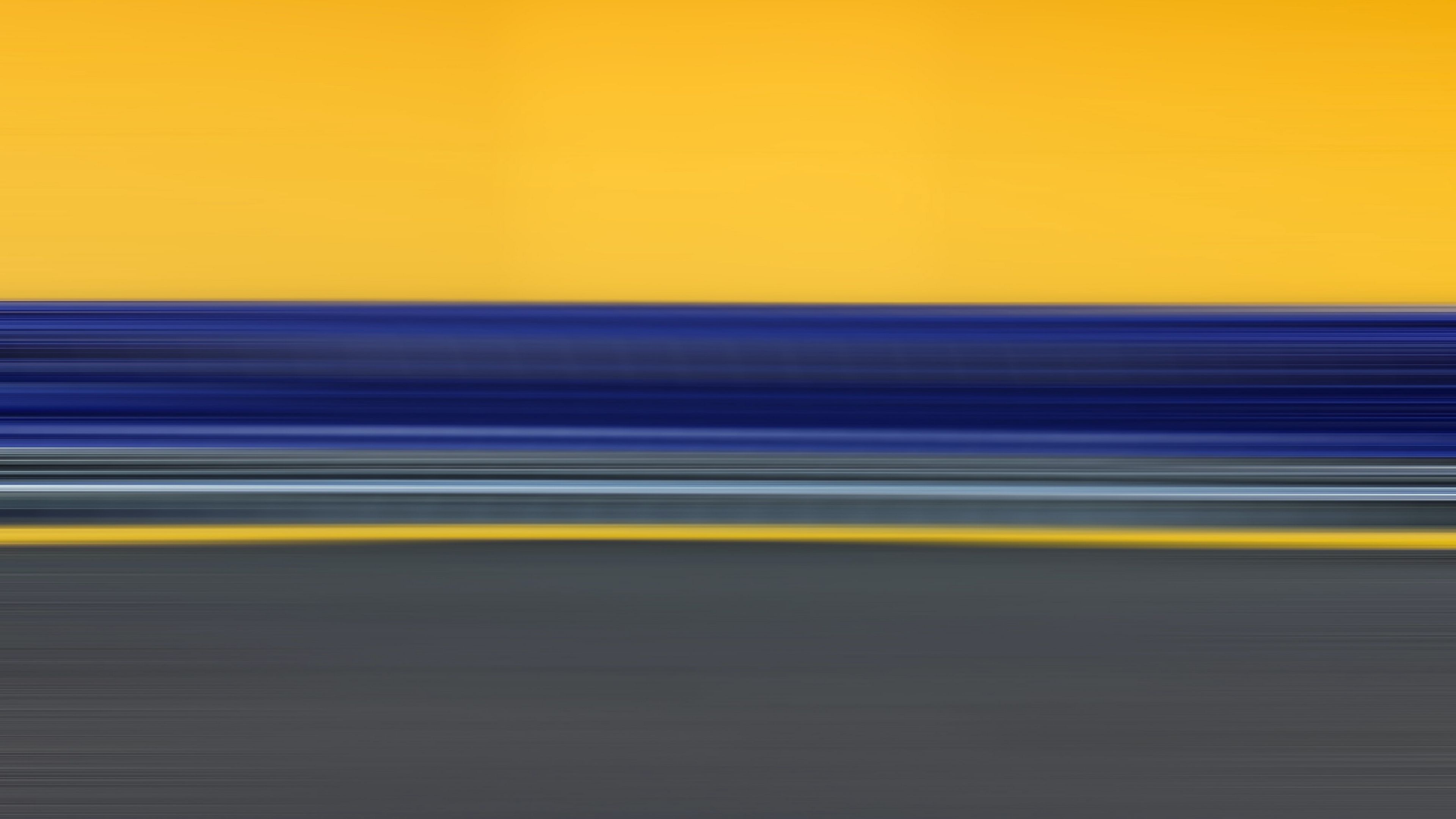 stripes, yellow, gray, 4k, HD Wallpaper
