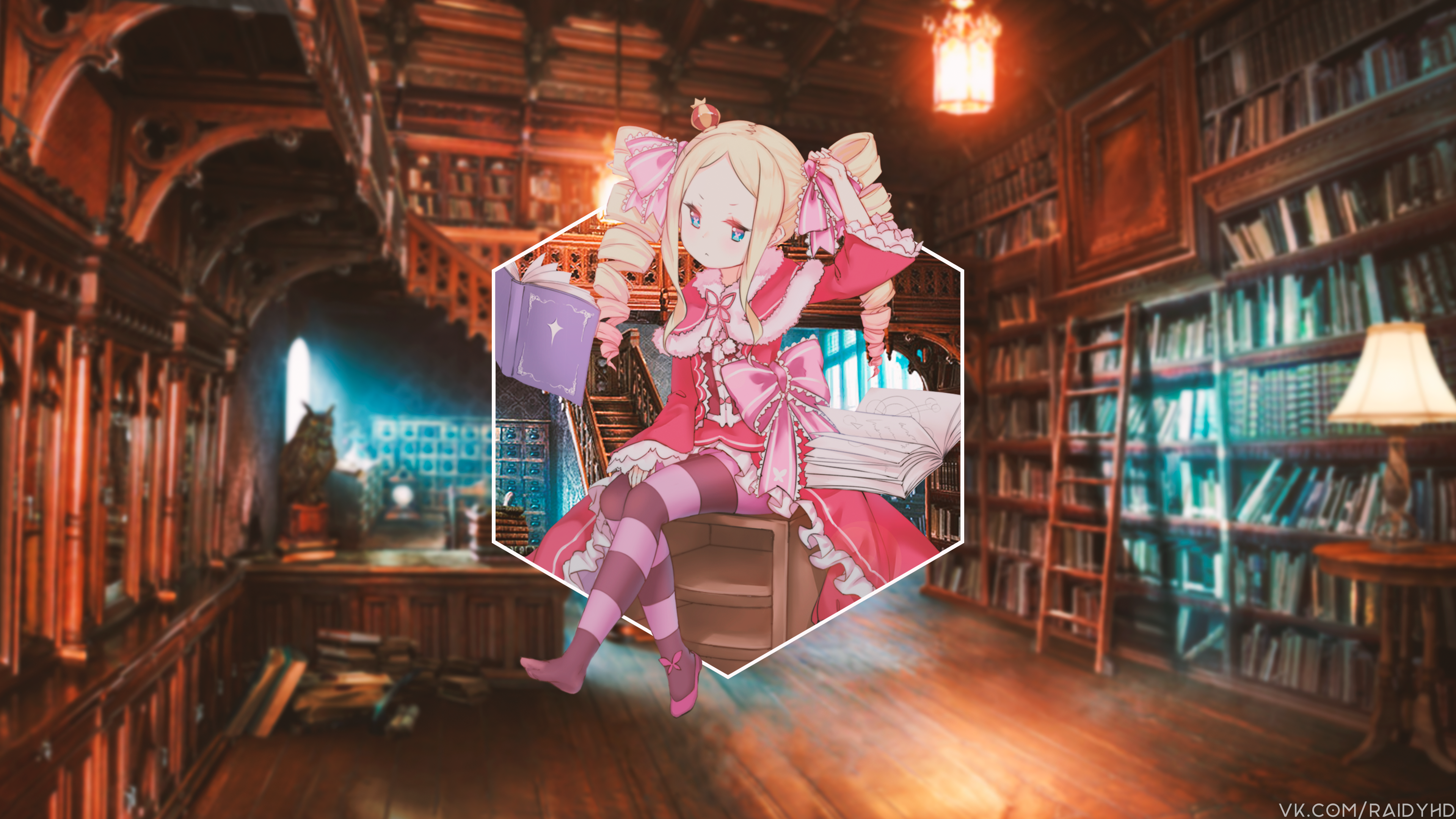 anime, anime girls, picture-in-picture, HD Wallpaper