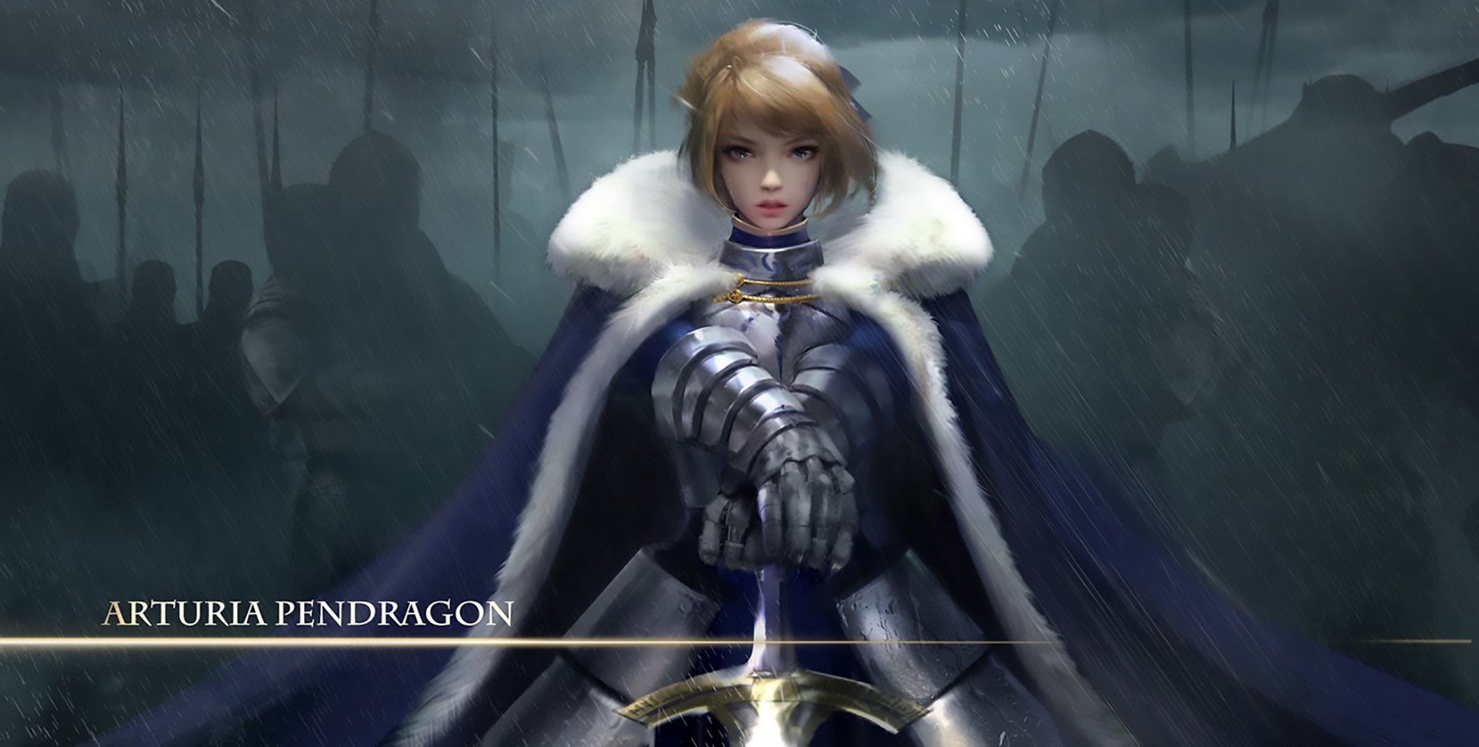 anime girls, Fate Series, Saber, Artoria Pendragon, HD Wallpaper