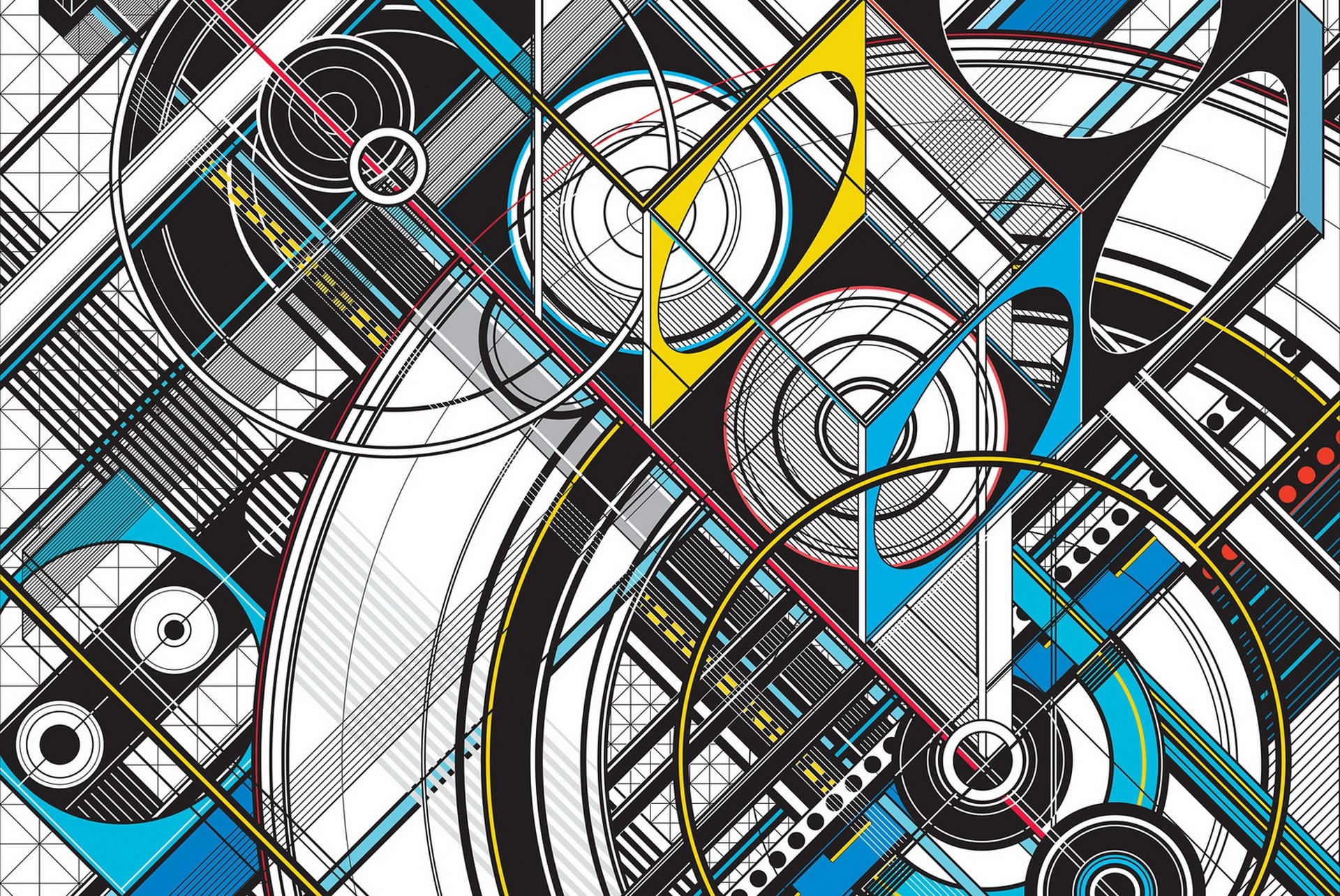 abstract, architecture, digital art, HD Wallpaper