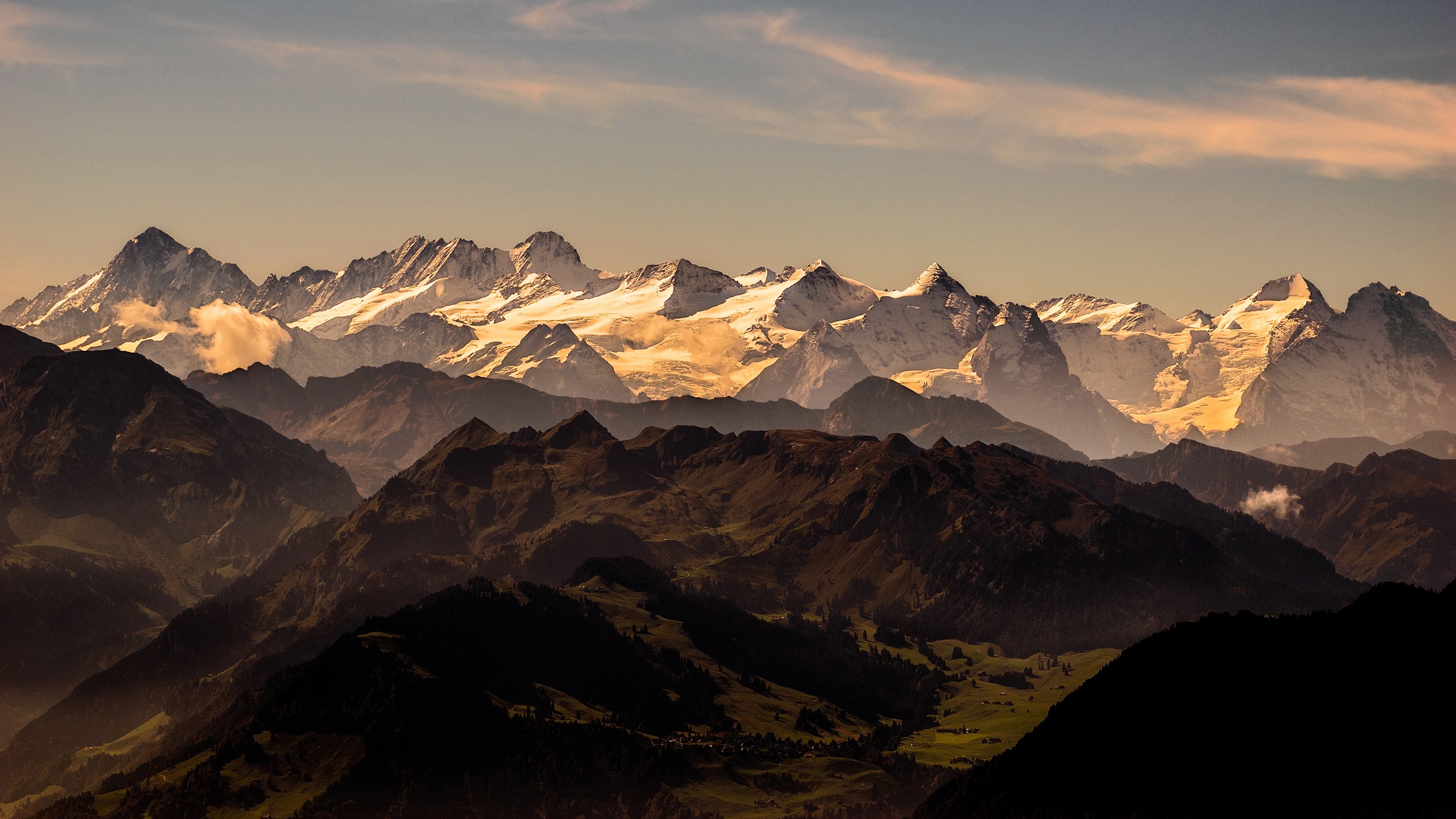 nature, landscape, mountains, snowy mountain, HD Wallpaper