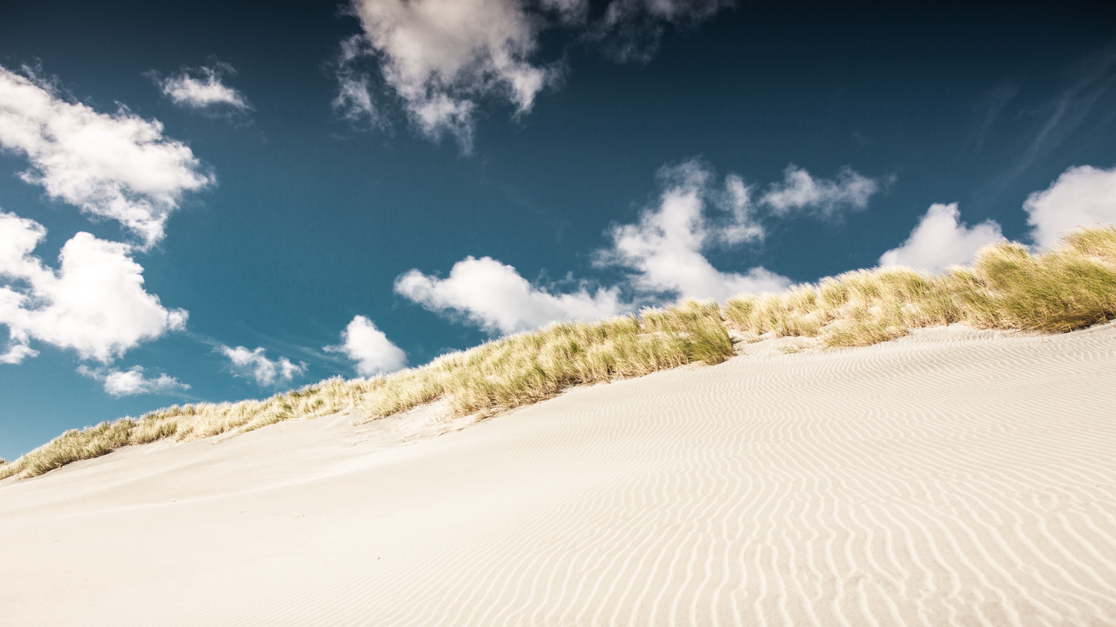 desert, sand, layers, new zealand, 4k, HD Wallpaper