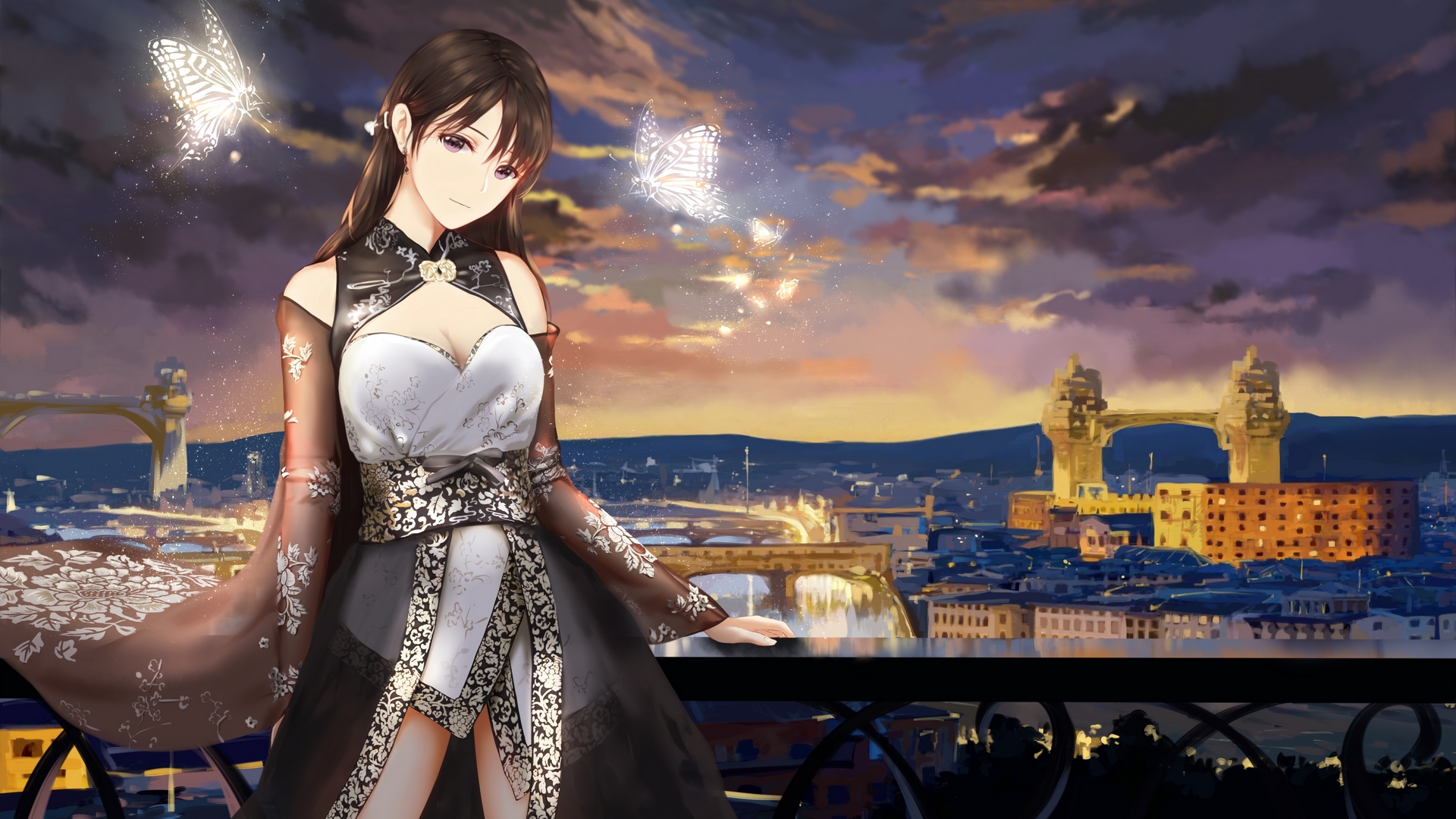 manga, higandgk, girl, anime, HD Wallpaper
