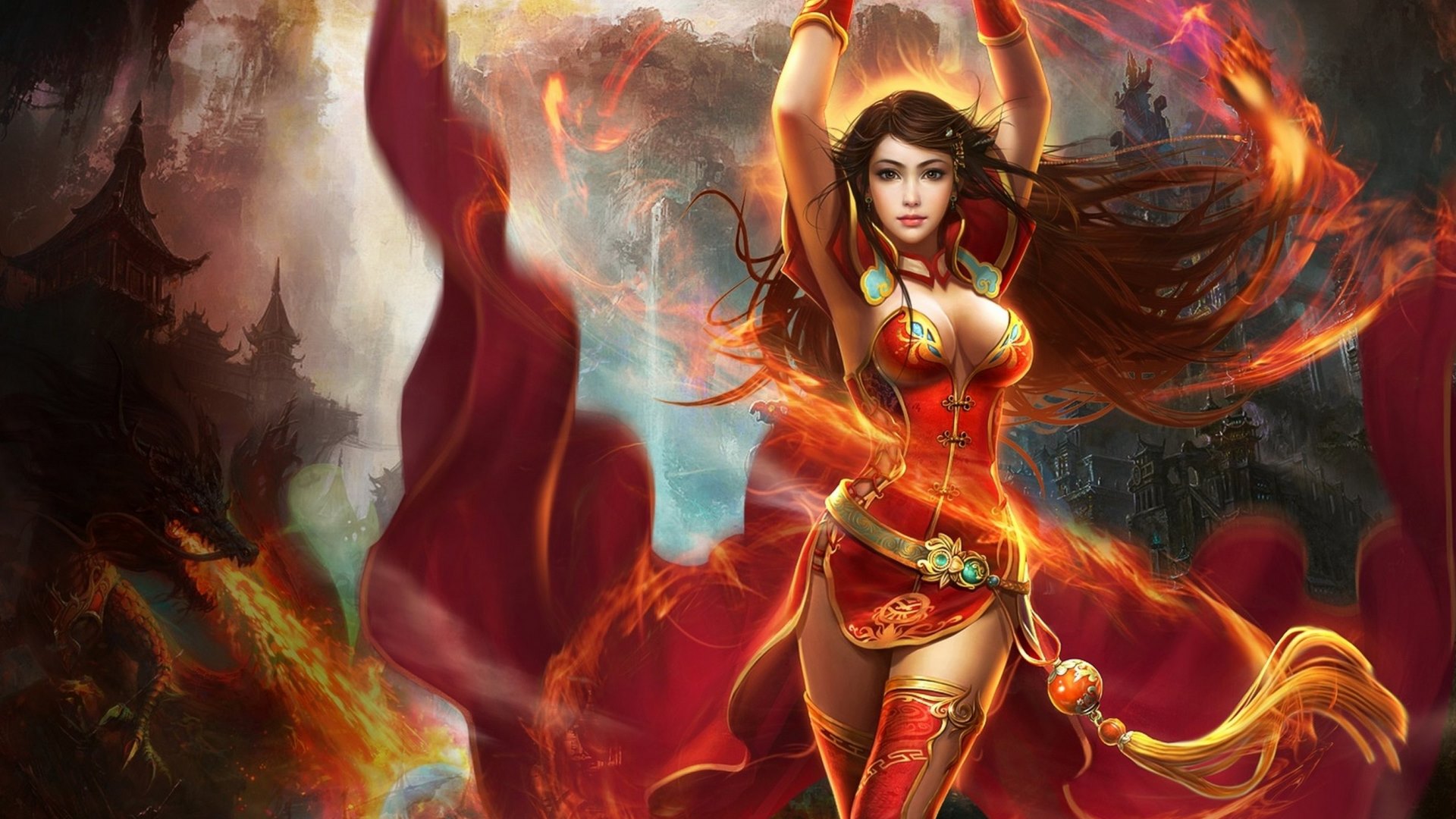 beauty, art, fantasy, woman, HD Wallpaper