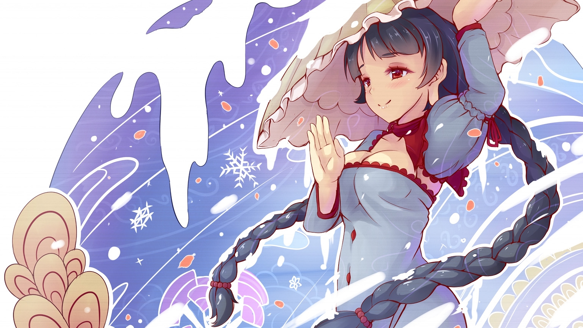 touhou, girl, anime, HD Wallpaper