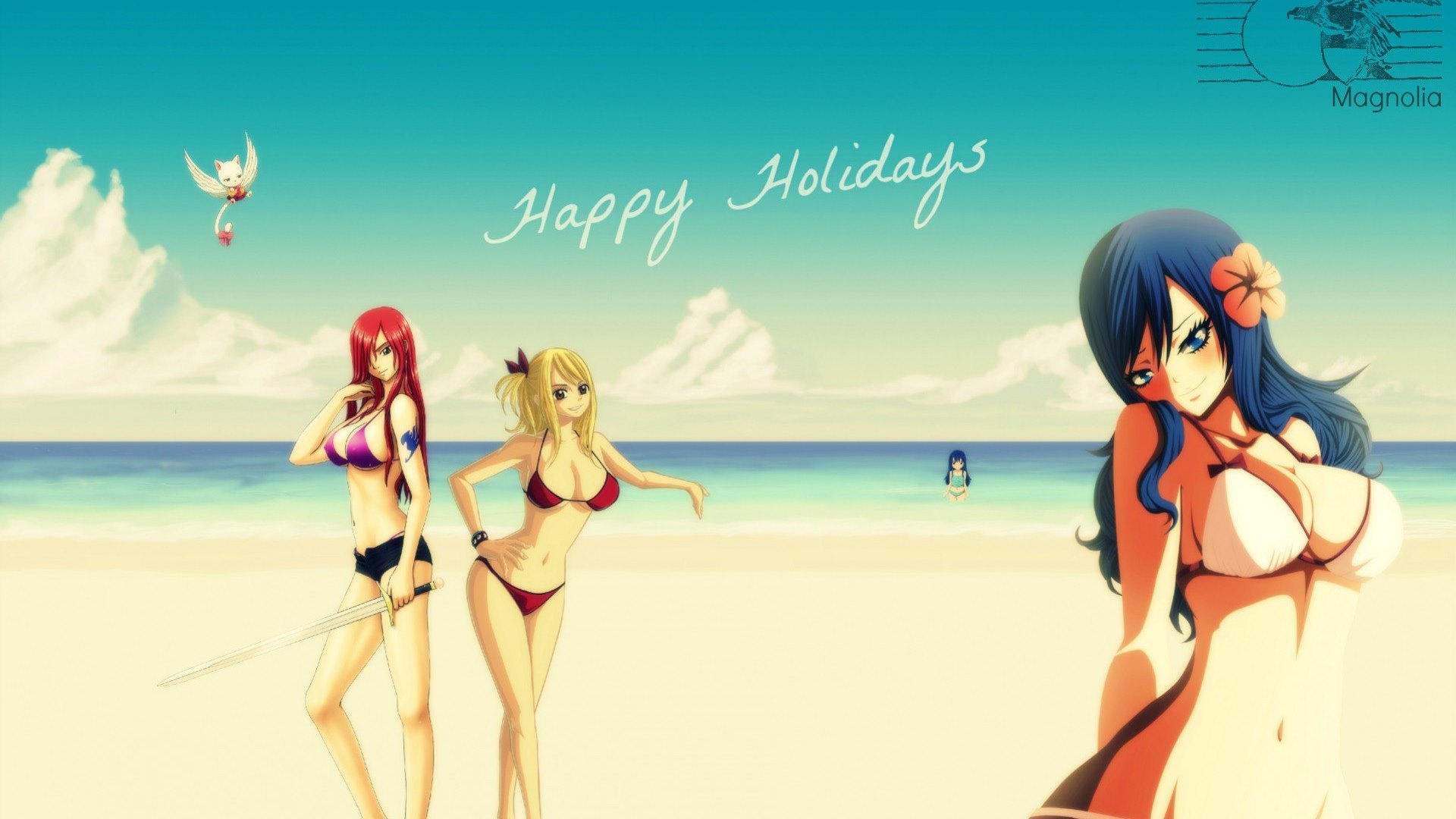 fairy, cg, anime, tail, HD Wallpaper