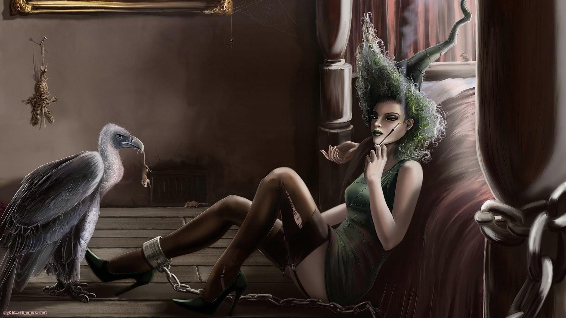 fantasy, cg, witch, women, HD Wallpaper