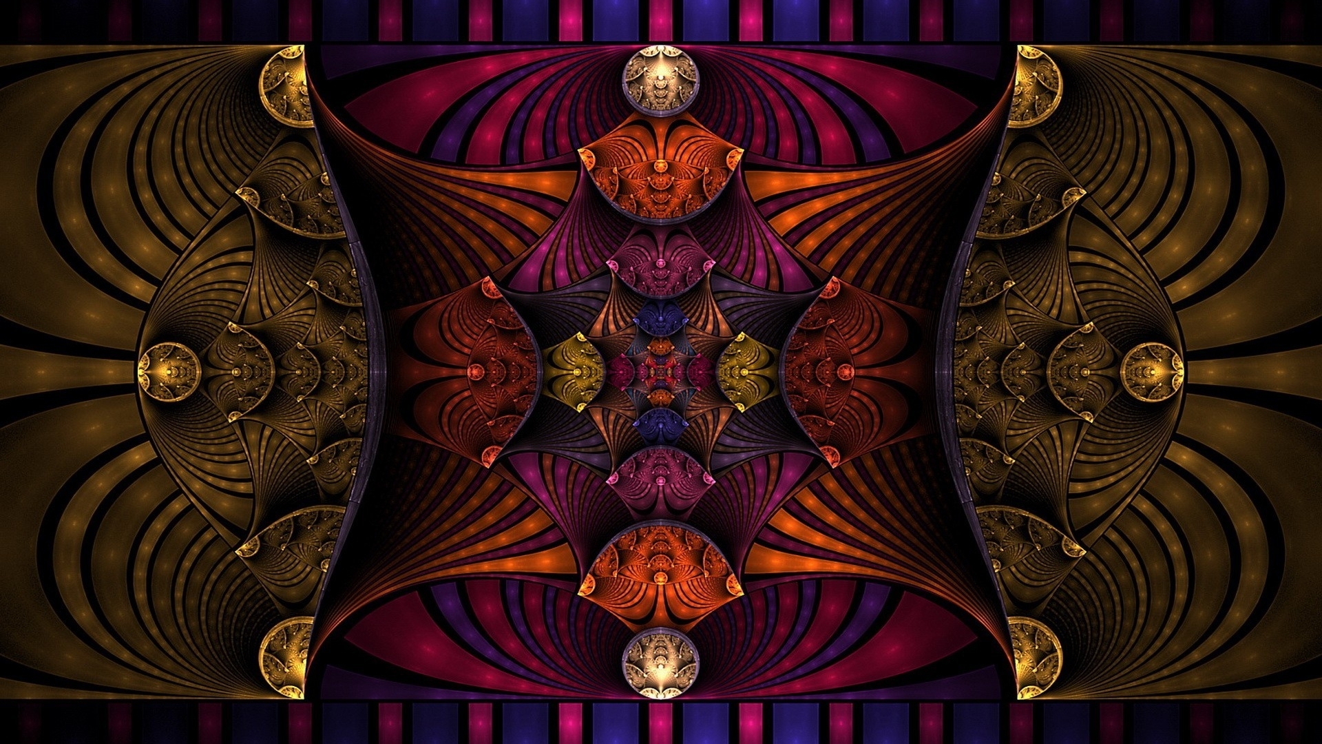art, brown, abstract, fractal, HD Wallpaper
