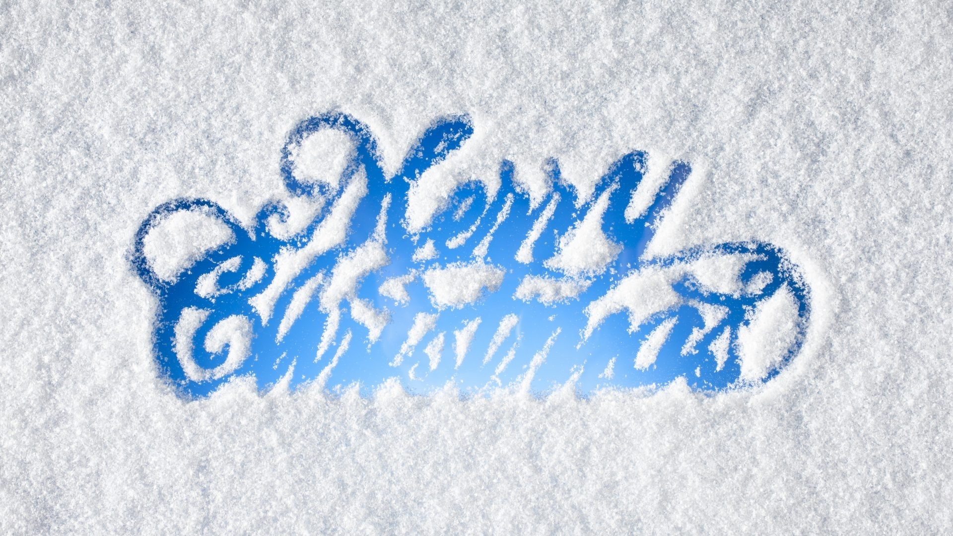 white, christmas, merry, blu, snowq, HD Wallpaper