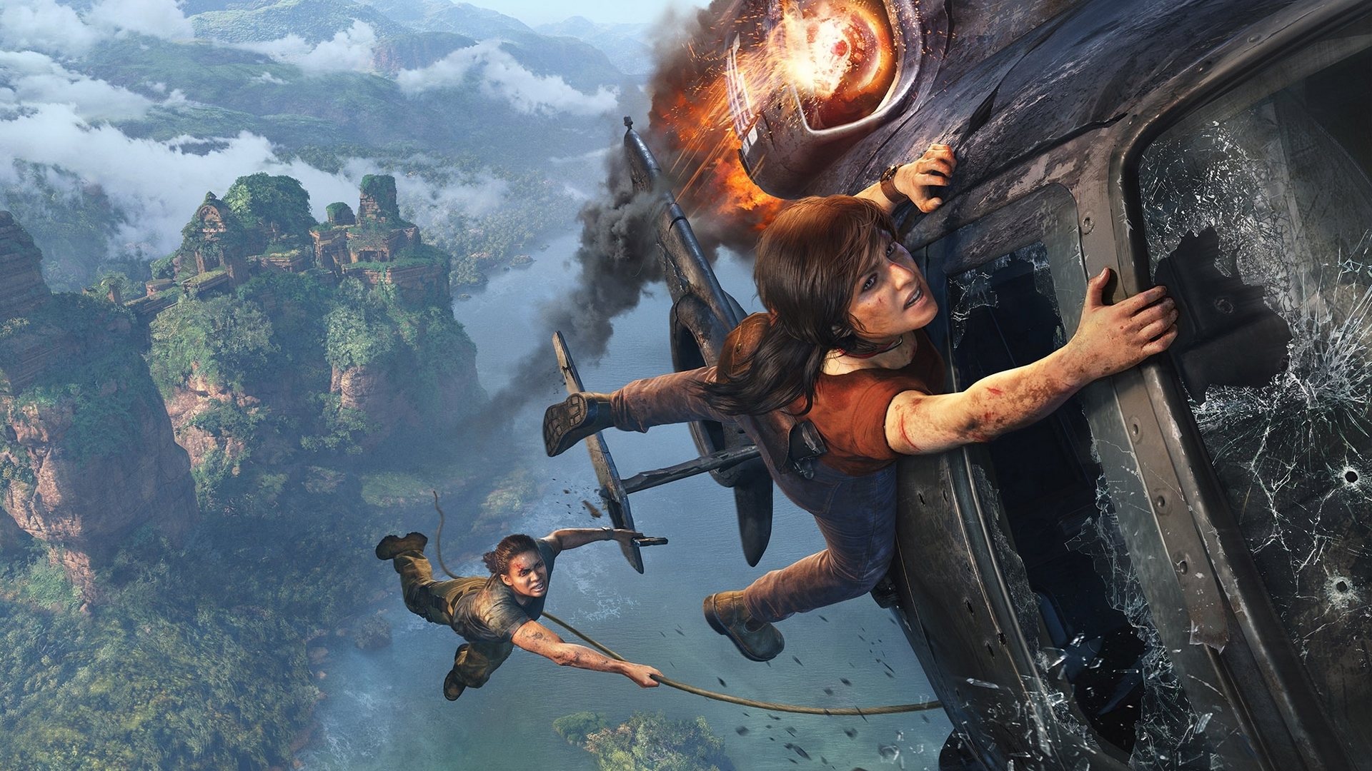 fantasy, the lost legacy, luminos, girl, game, uncharted, situation, HD Wallpaper