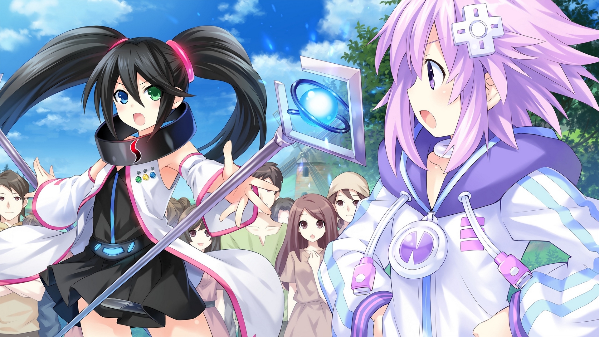 cute, girls, lovely, anime, HD Wallpaper