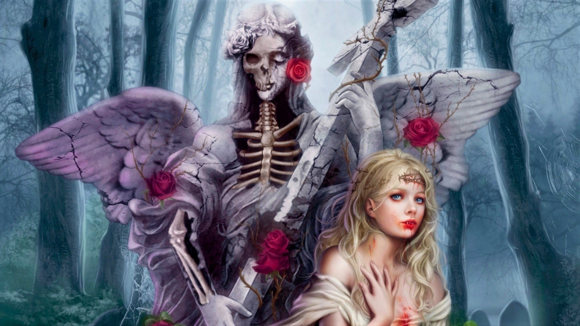 art, cg, fantasy, women, HD Wallpaper