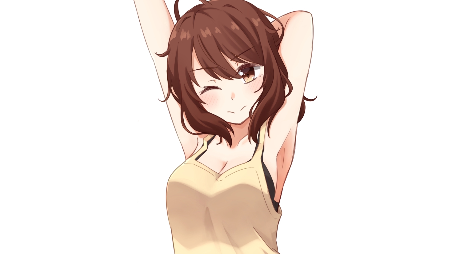 art, anime, cg, girl, HD Wallpaper