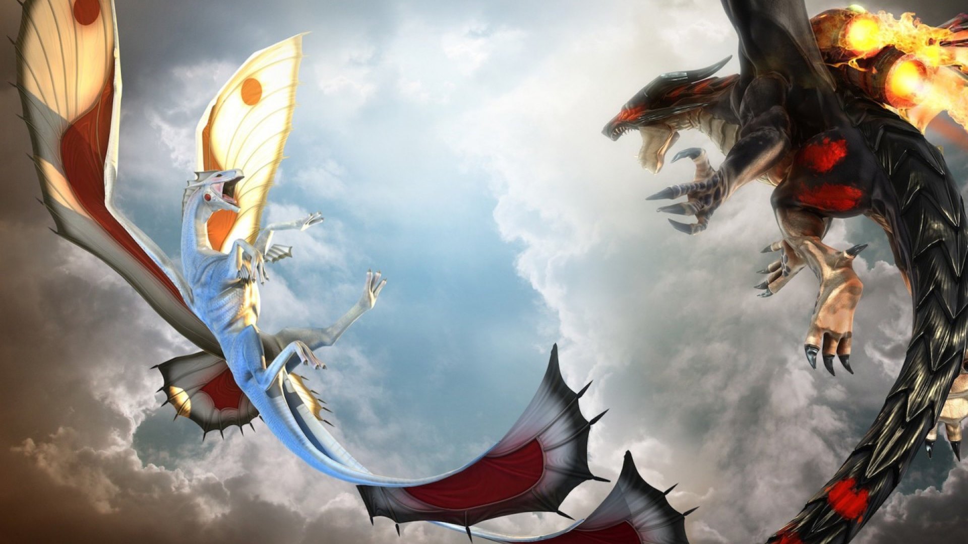 commander, dragon, cg, divinity, HD Wallpaper