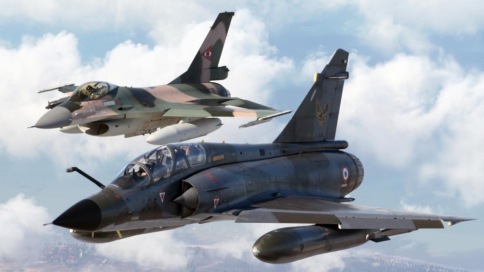 military, general, 2000, dynamics, dassault, falcon, mirage, f  16, plane, fighting, HD Wallpaper
