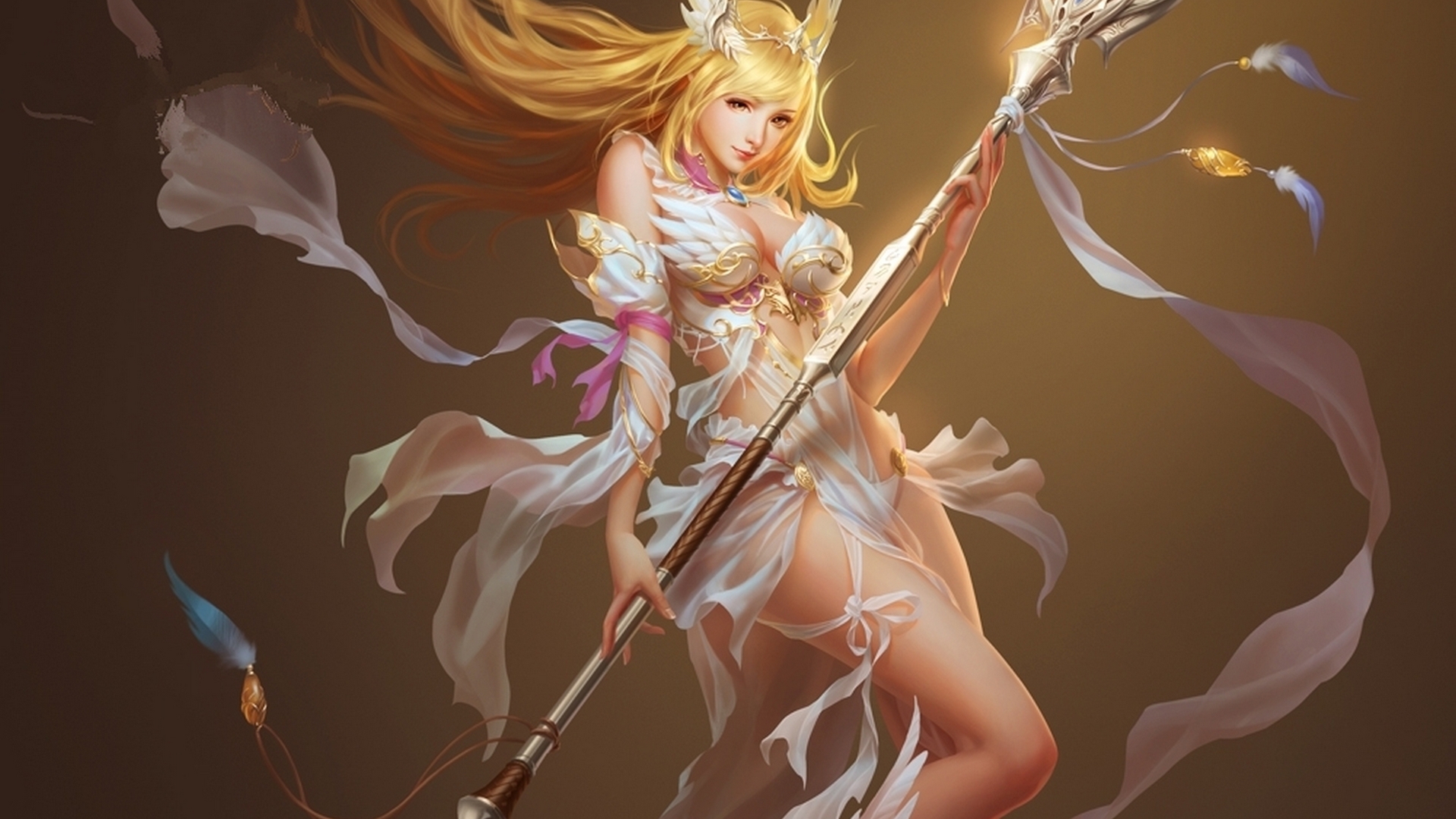 artistic, art, fantasy, beautiful, woman, artwork, HD Wallpaper