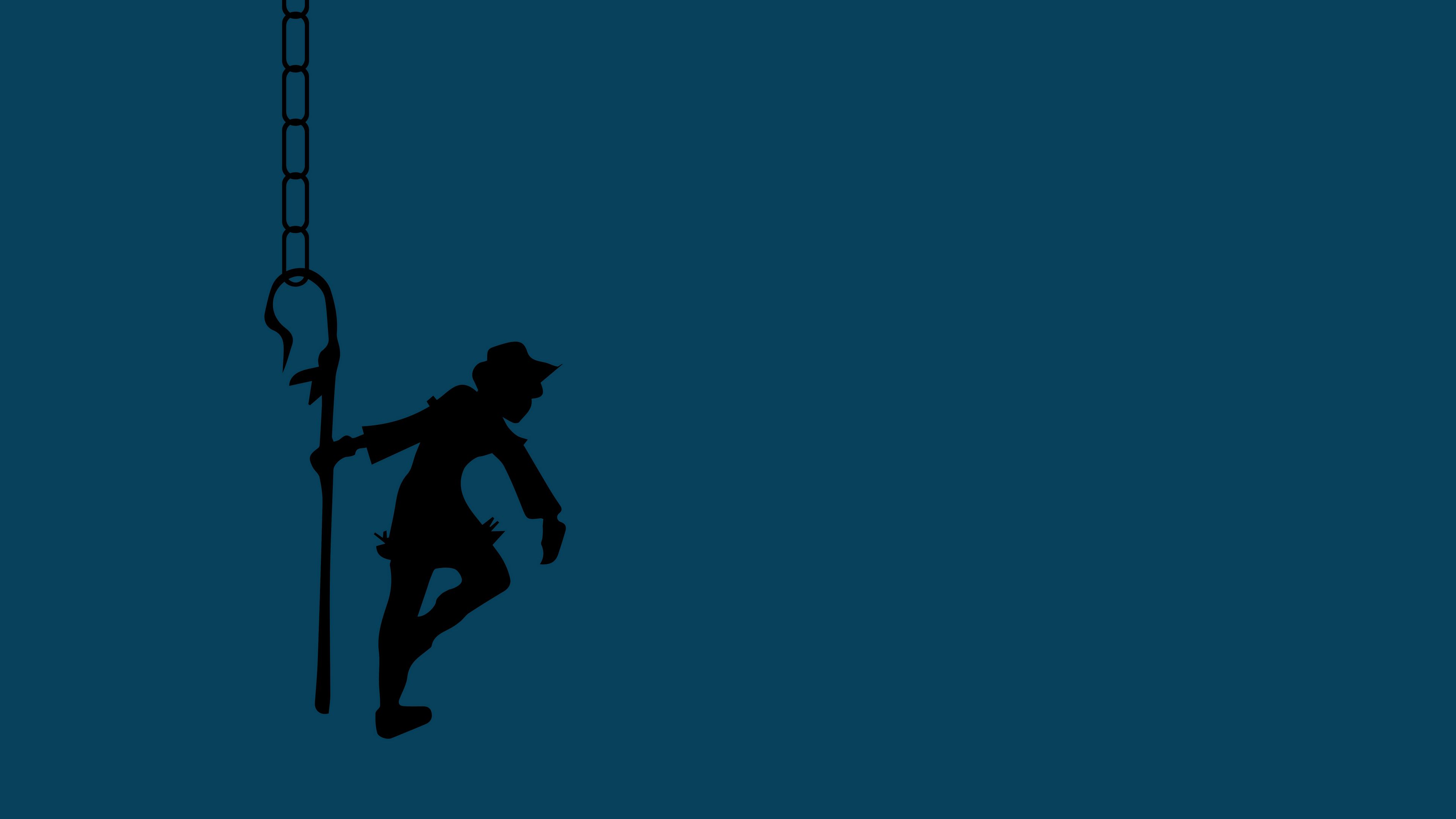 joker, clown, chain, vector, 4k, HD Wallpaper