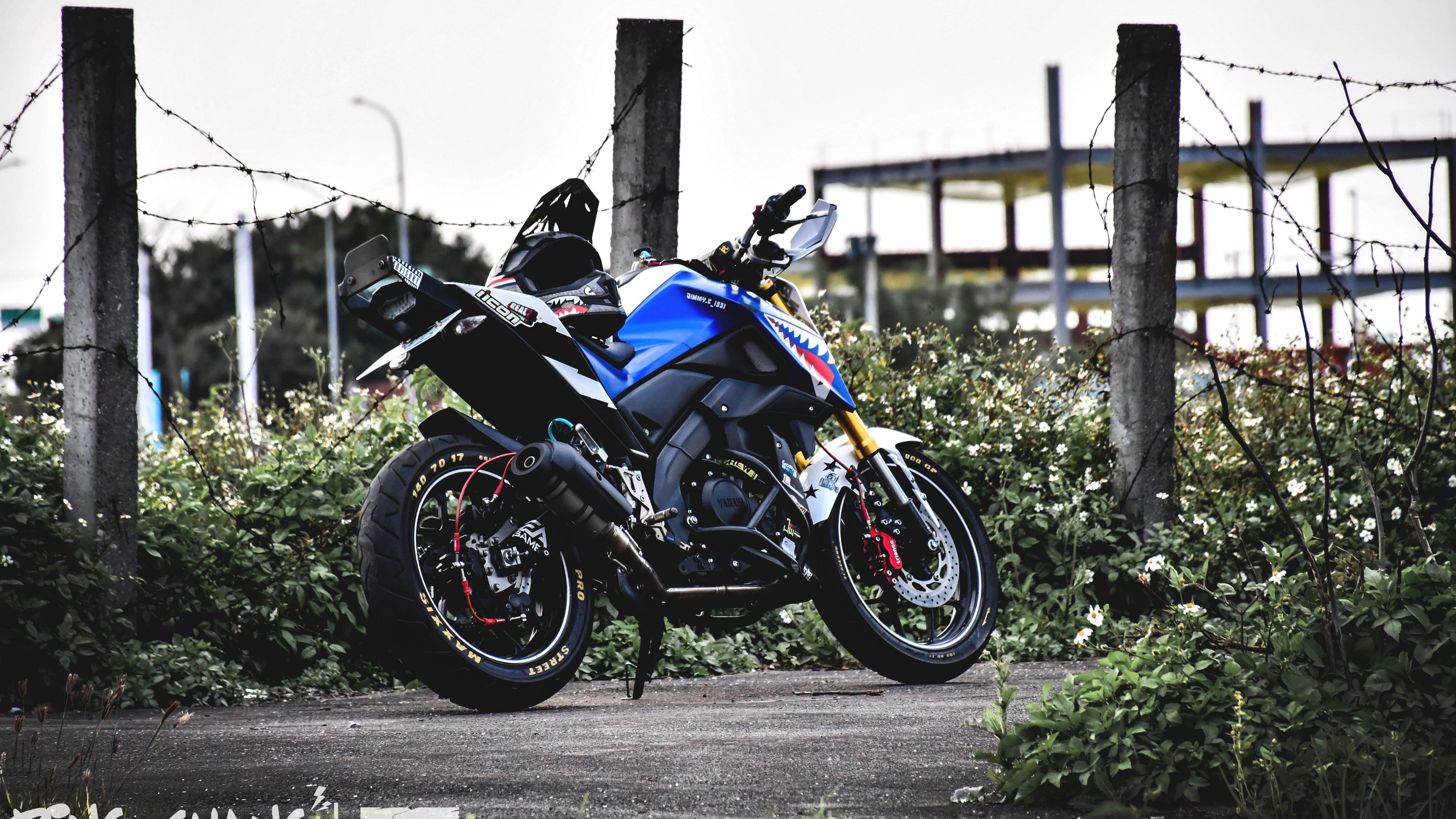 yamaha xabre, yamaha, motorcycle, bike, side view, 4k, HD Wallpaper