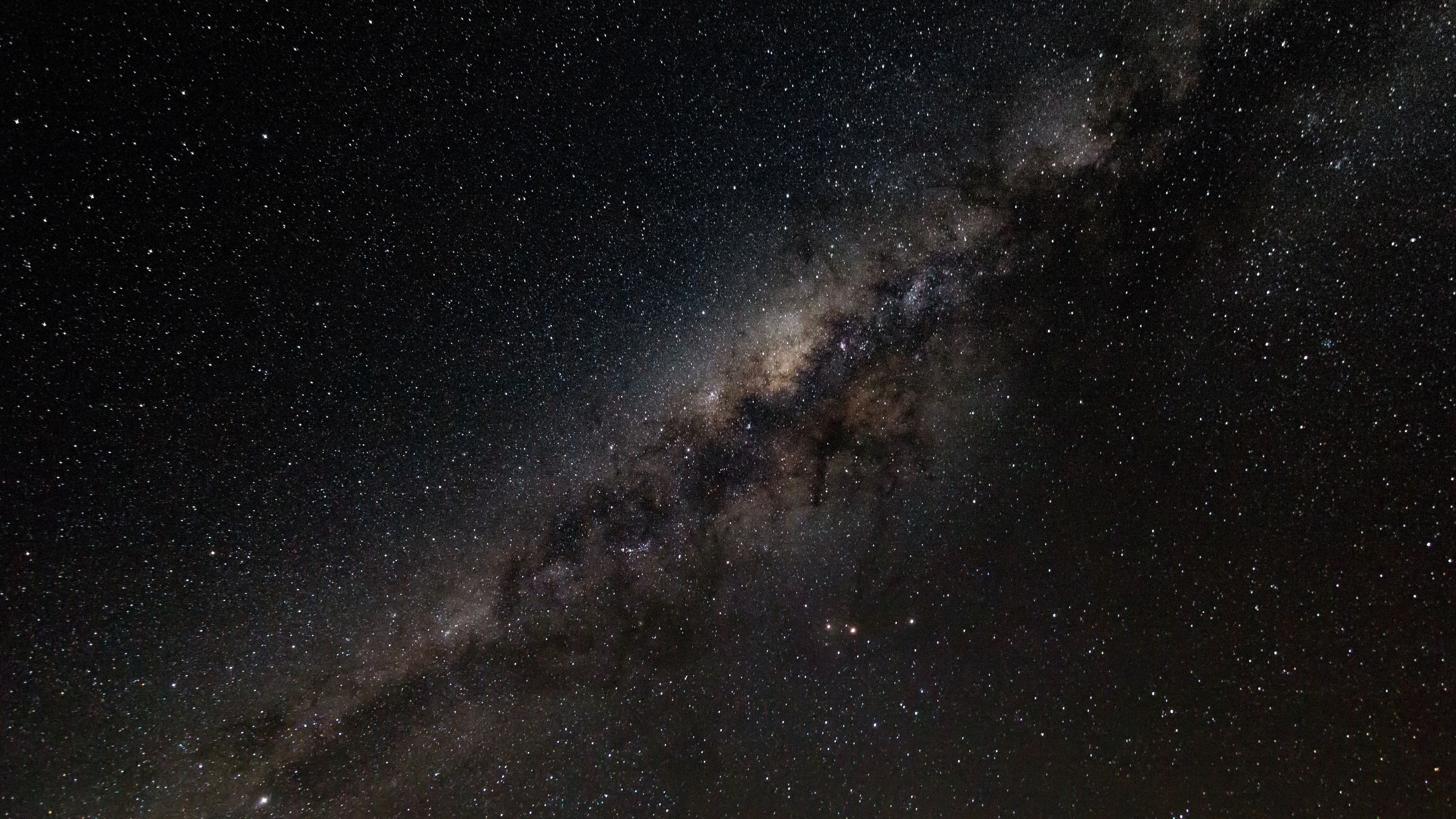 stardust, milky way, starry sky, space, 4k, HD Wallpaper