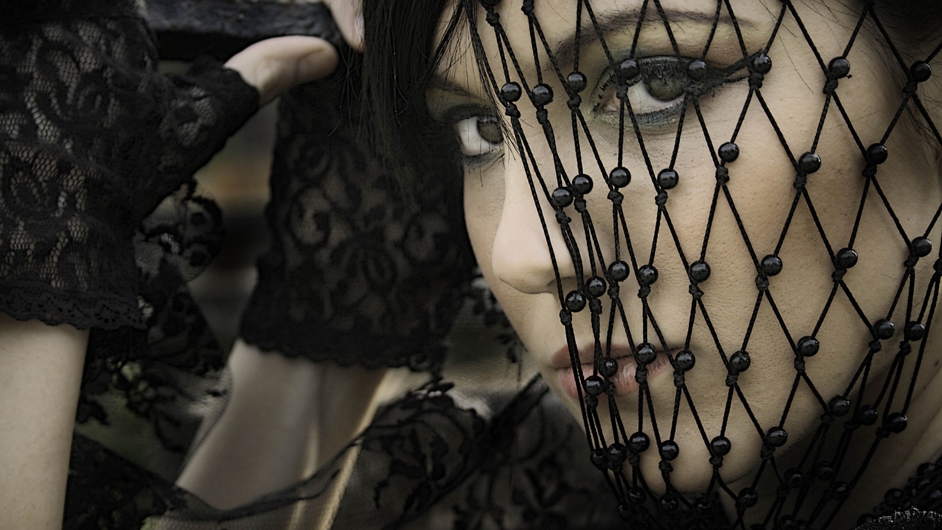 outfit, world goth day 2017, female, costume, veil, HD Wallpaper