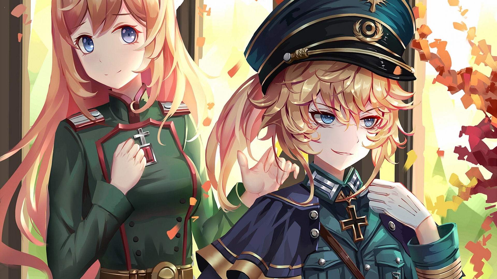youjo, anime, girl, senki, HD Wallpaper
