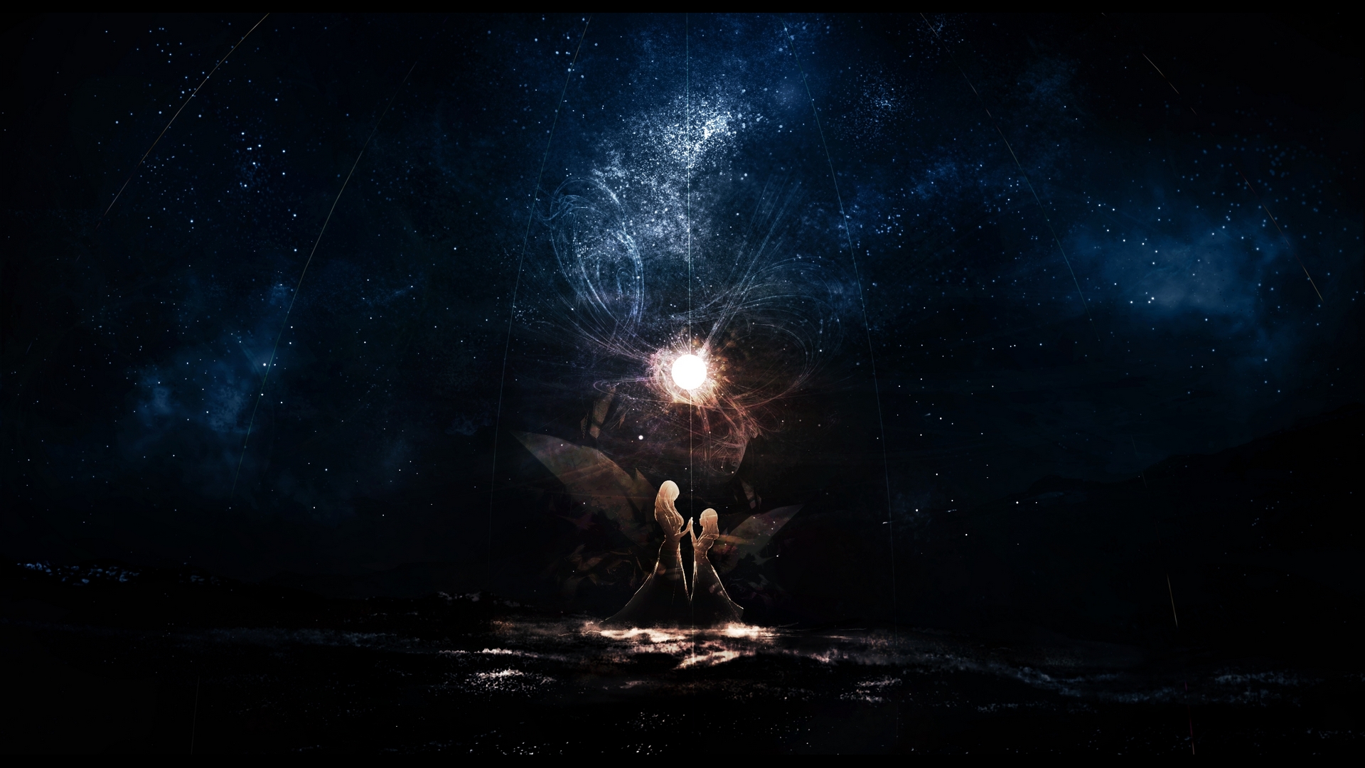 wings, anime, friendship, light, HD Wallpaper