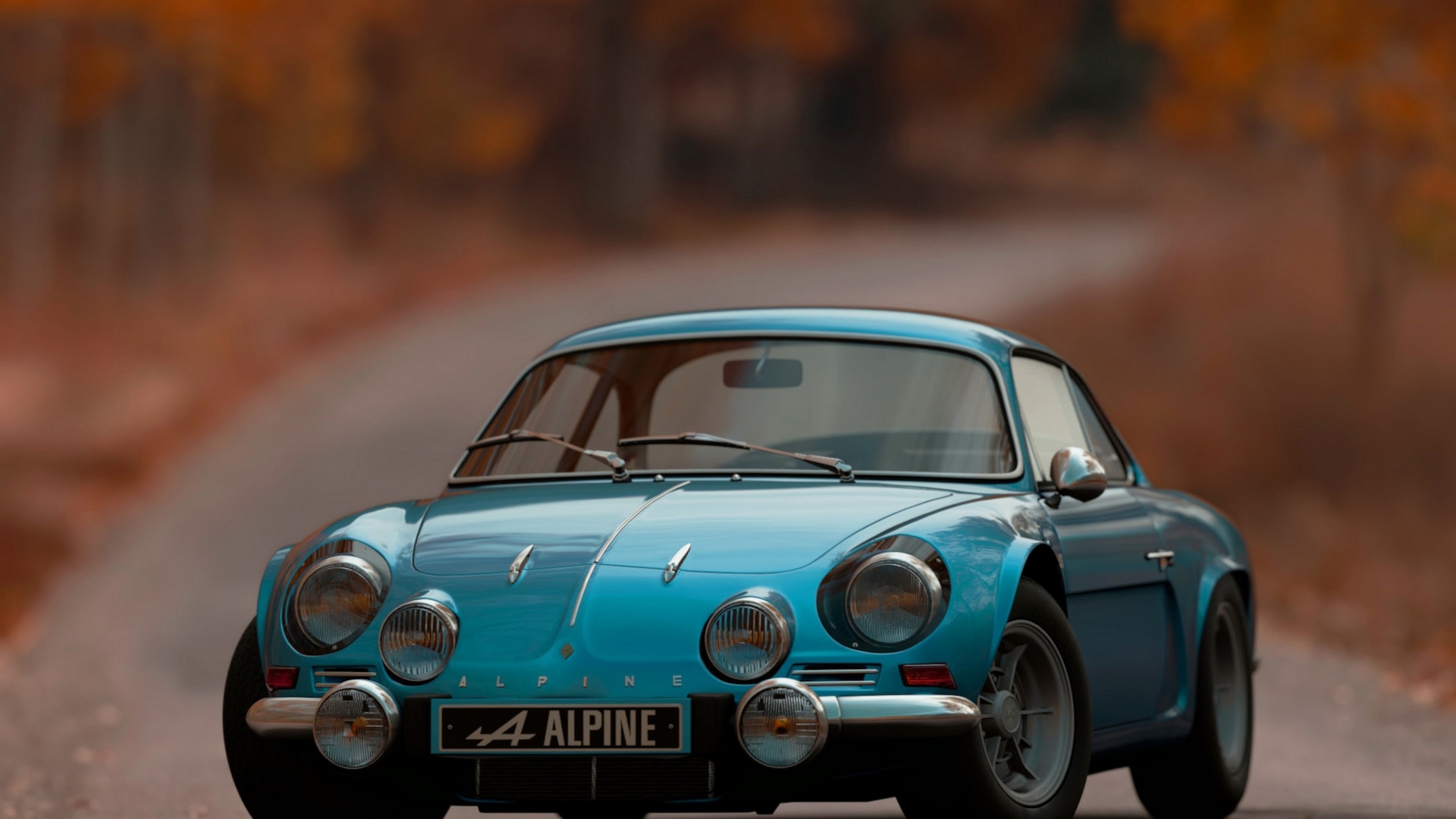 alpine, sports, blue, car, photography, HD Wallpaper