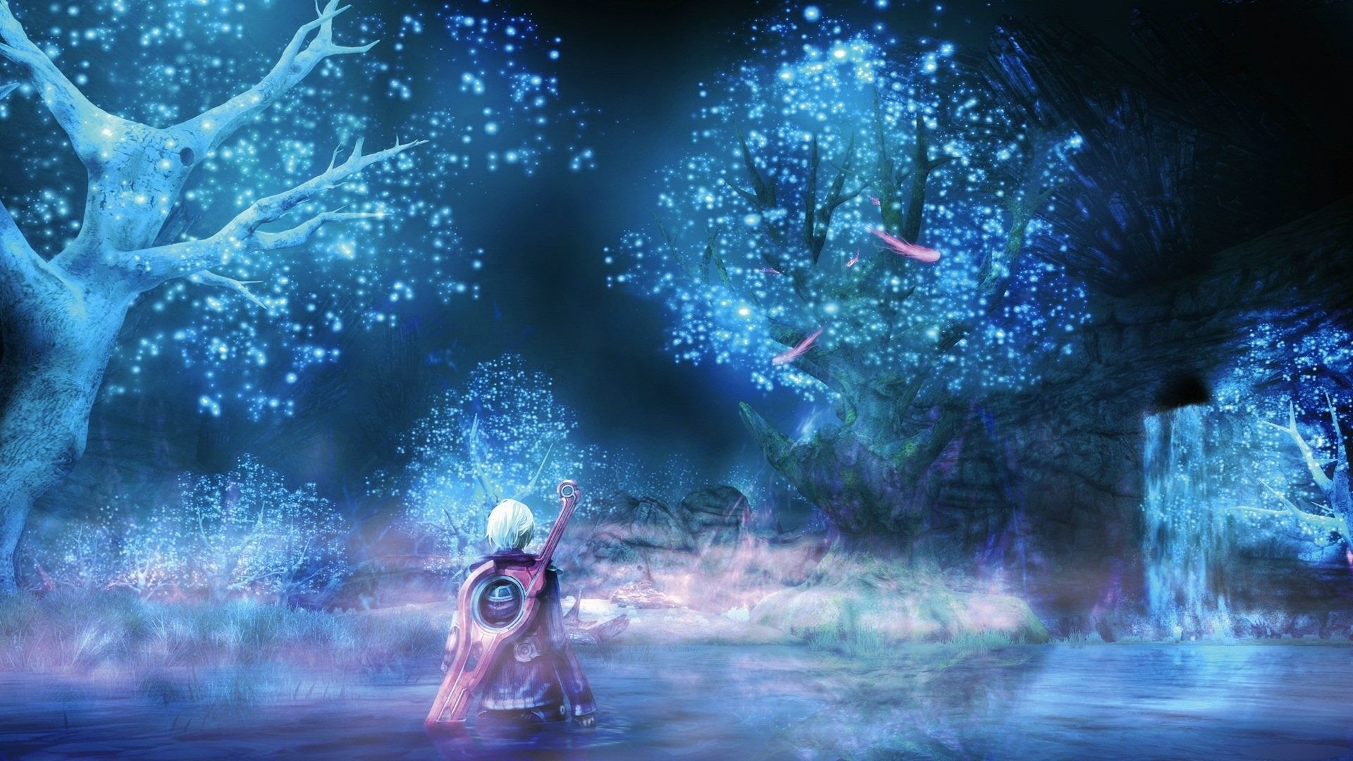 digital, fantasy, 3d, blue, HD Wallpaper