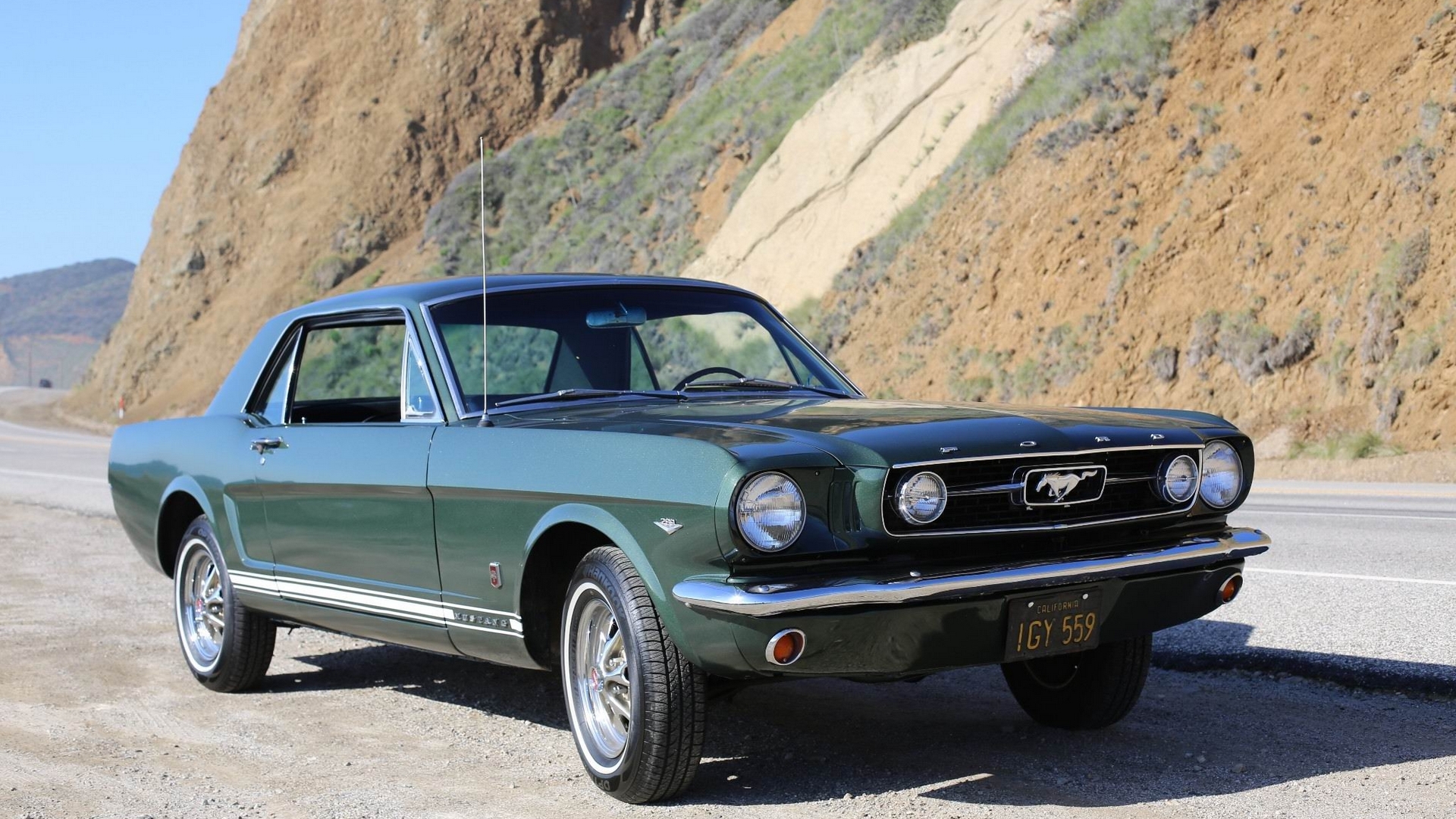 ford, coupe, v8, 289ci, muscle, a  code, gt, old  timer, mustang, car, HD Wallpaper