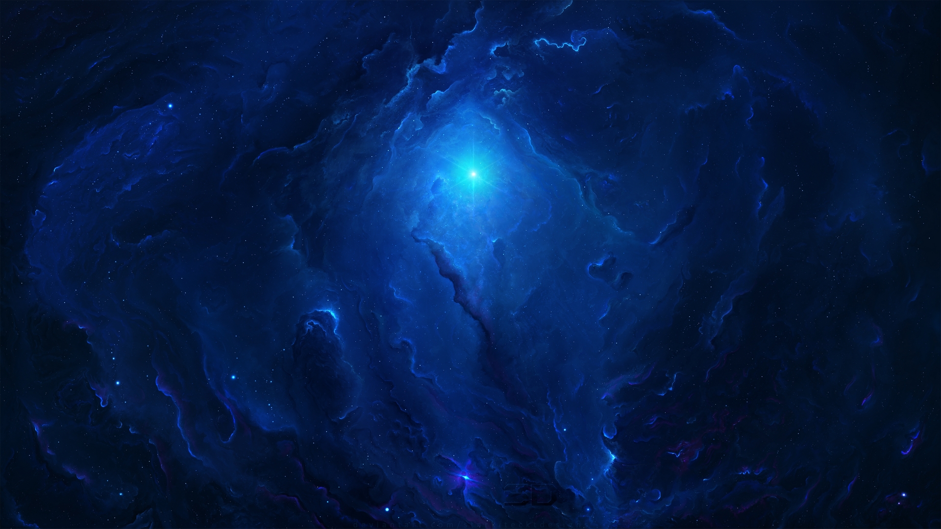 stars, 3d, starkiteckt, space, galaxies, HD Wallpaper